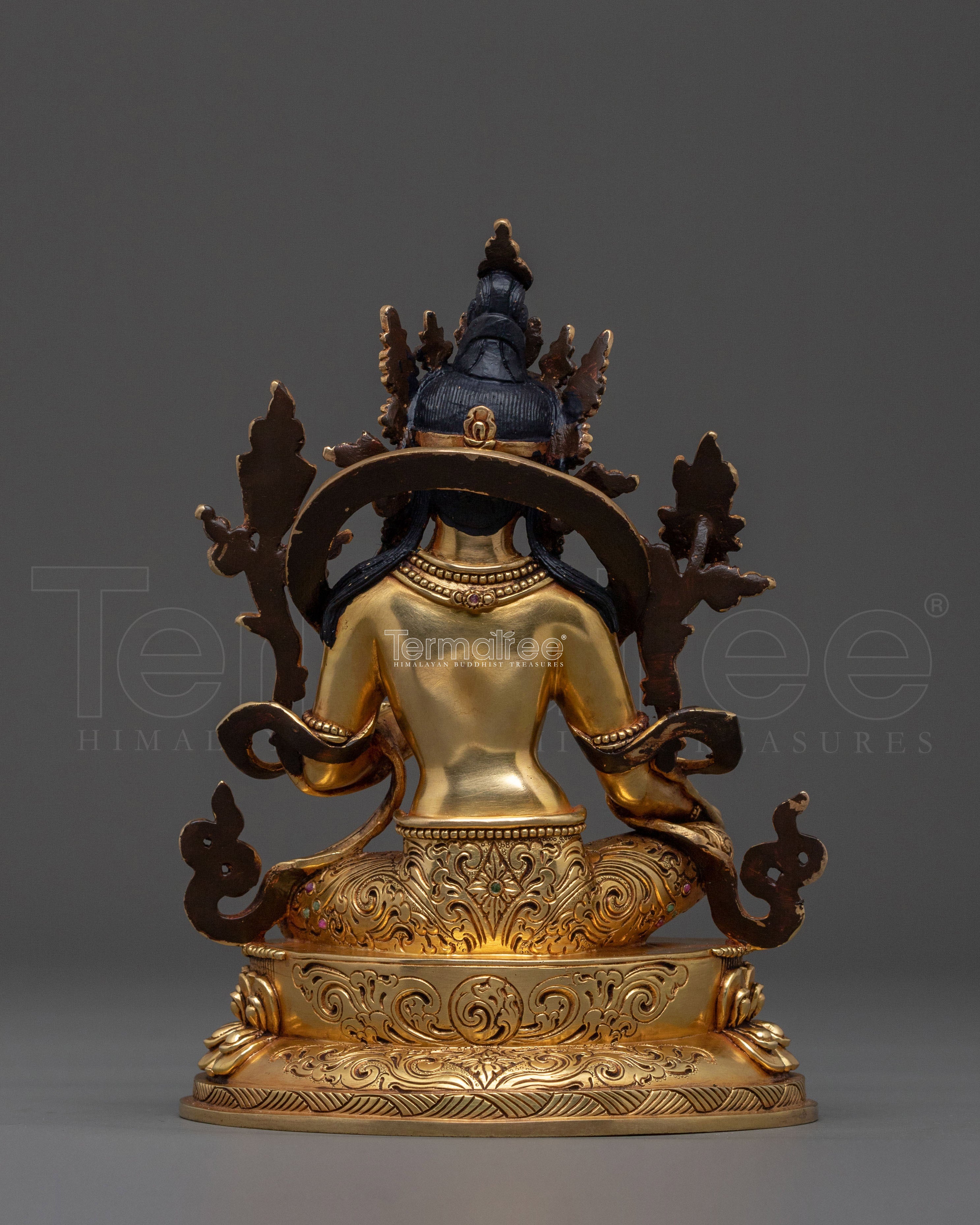 Himalayan Green Tara Statue | Sacred Figurine
