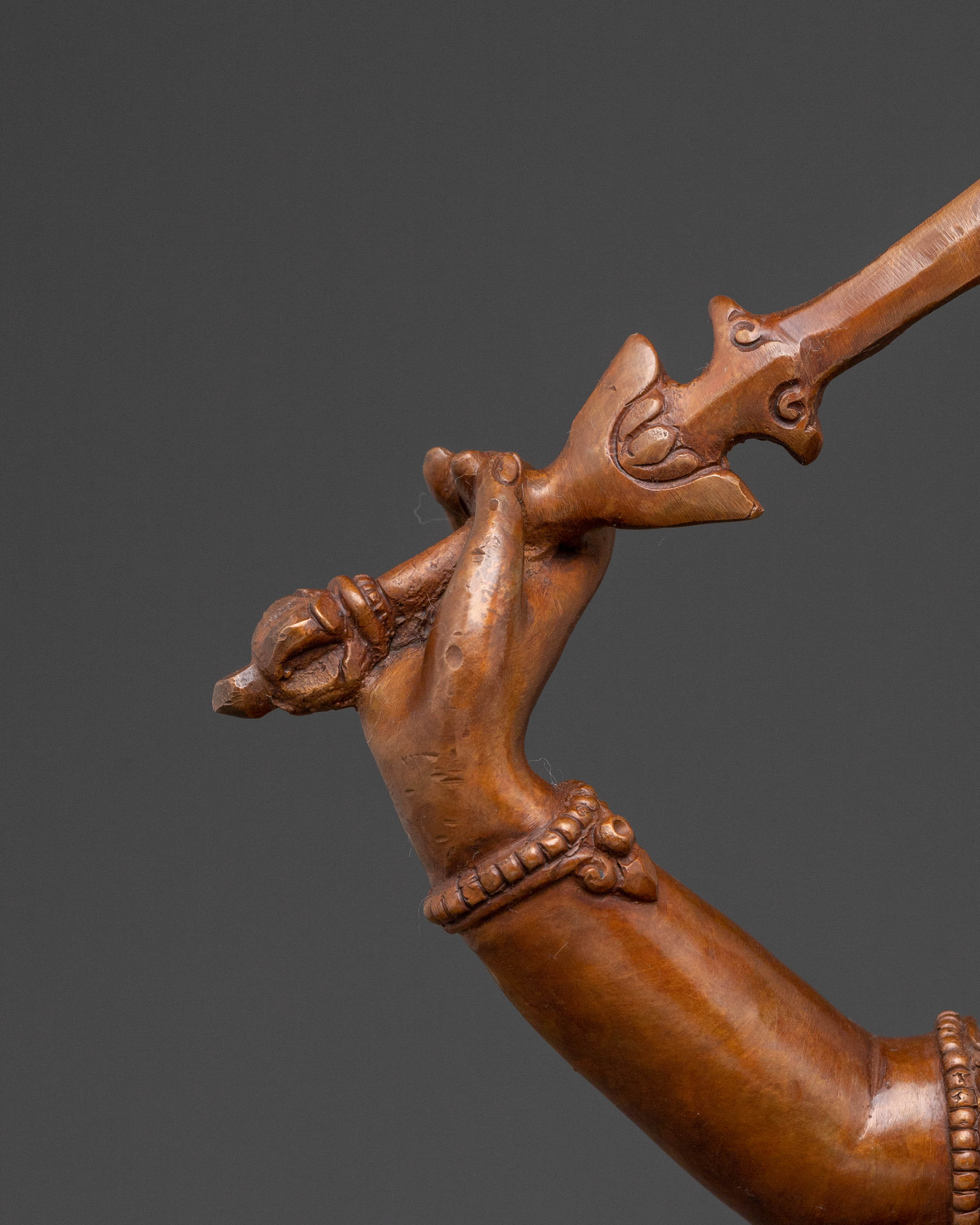 Manjushri Bodhisattva – Oxidized Copper Wisdom