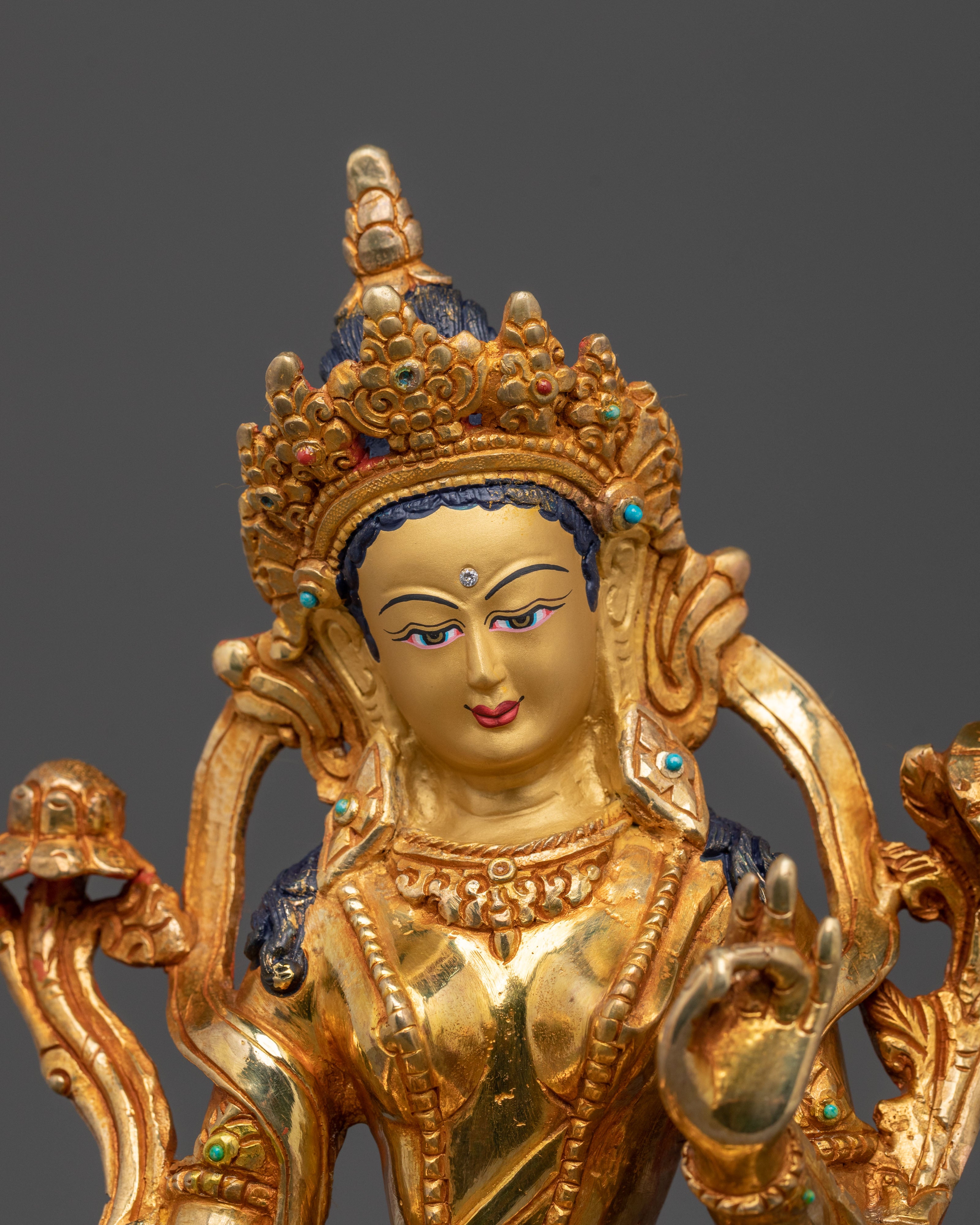Green Tara Statue | Tibetan Buddhist Goddess