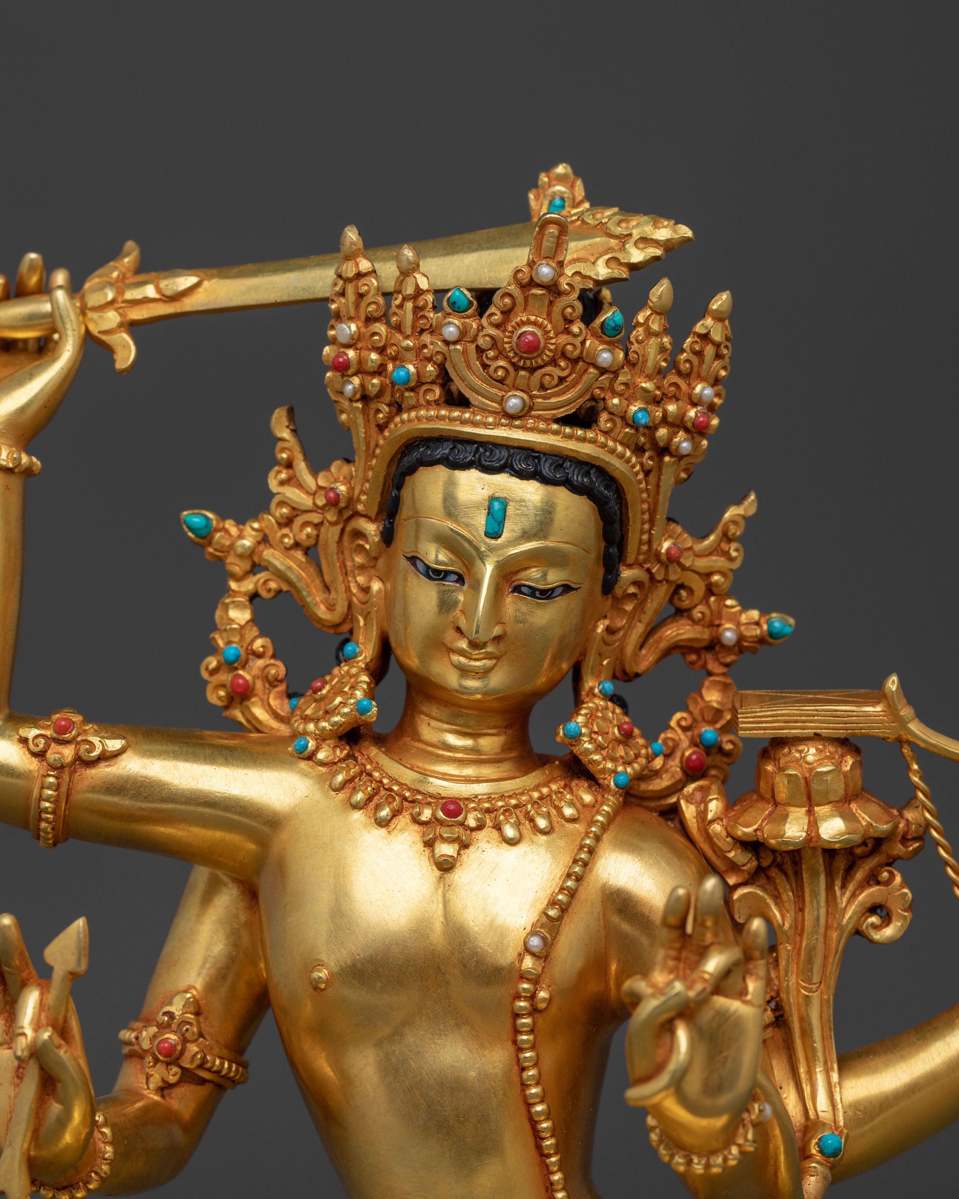Maha Manjushri Statue | Wisdom Bodhisattva