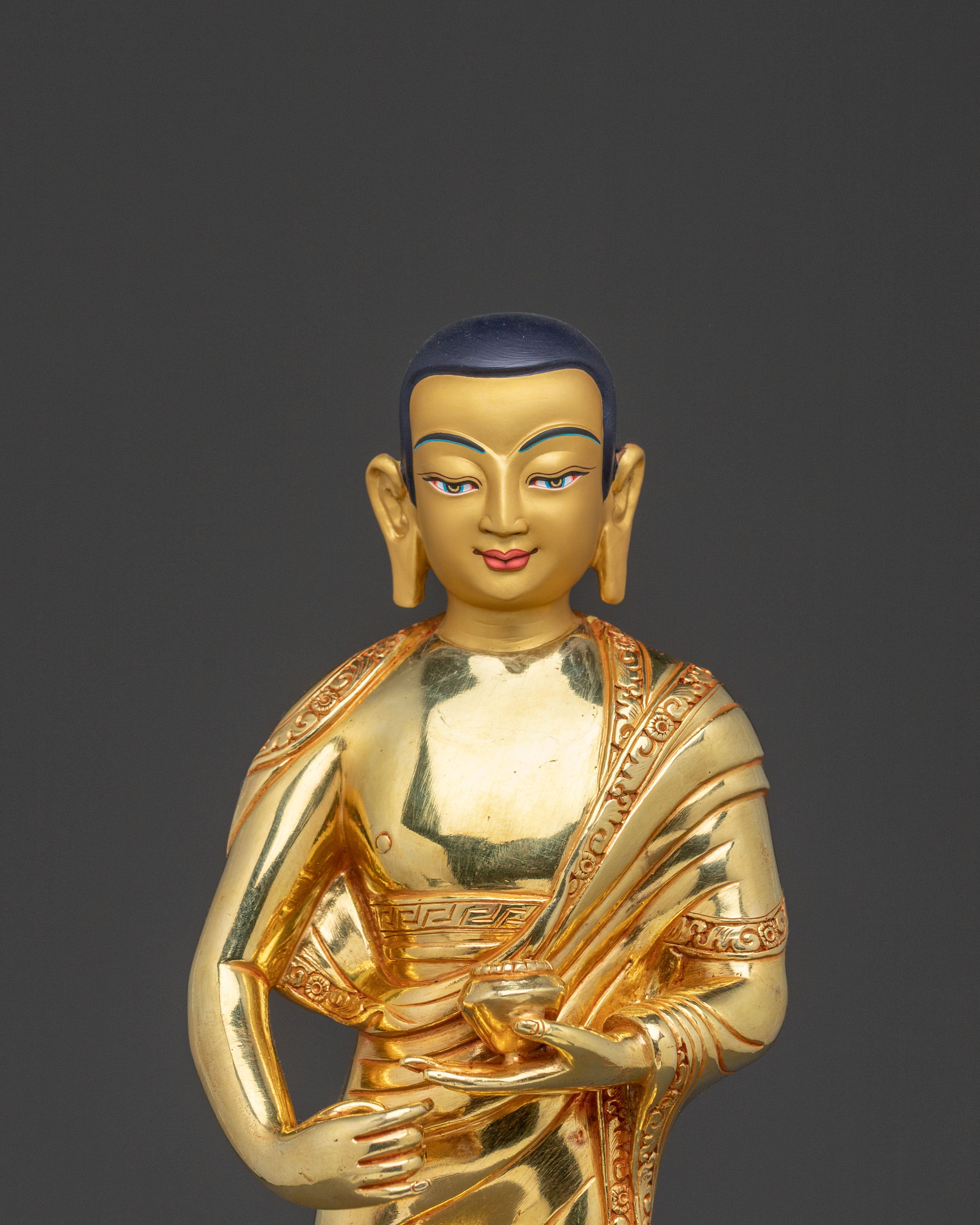 Serene Disciples Sculpture of Shakyamuni Buddha for Altars