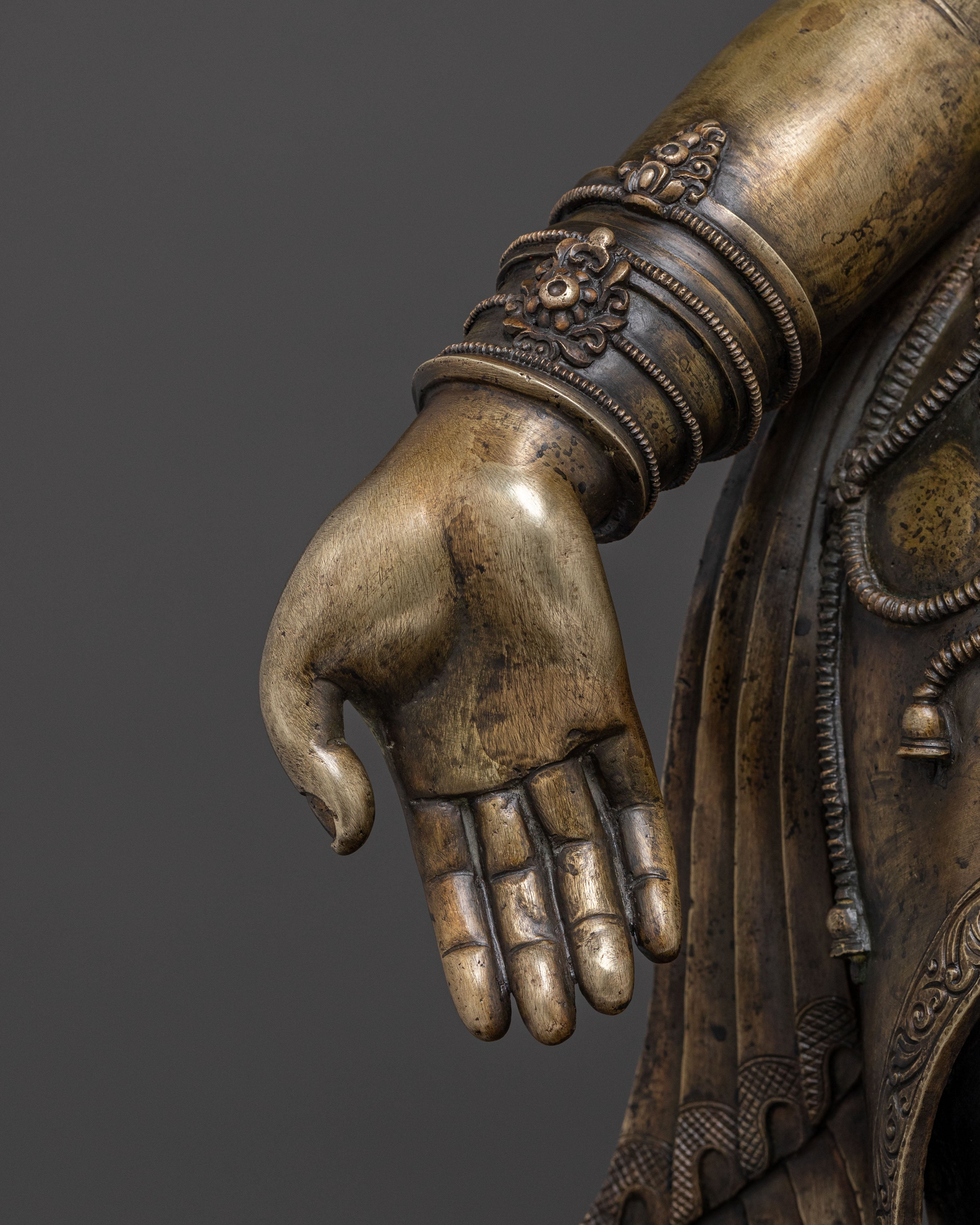 Padmapani Traditional Statue | Lotus-Bearing Bodhisattva