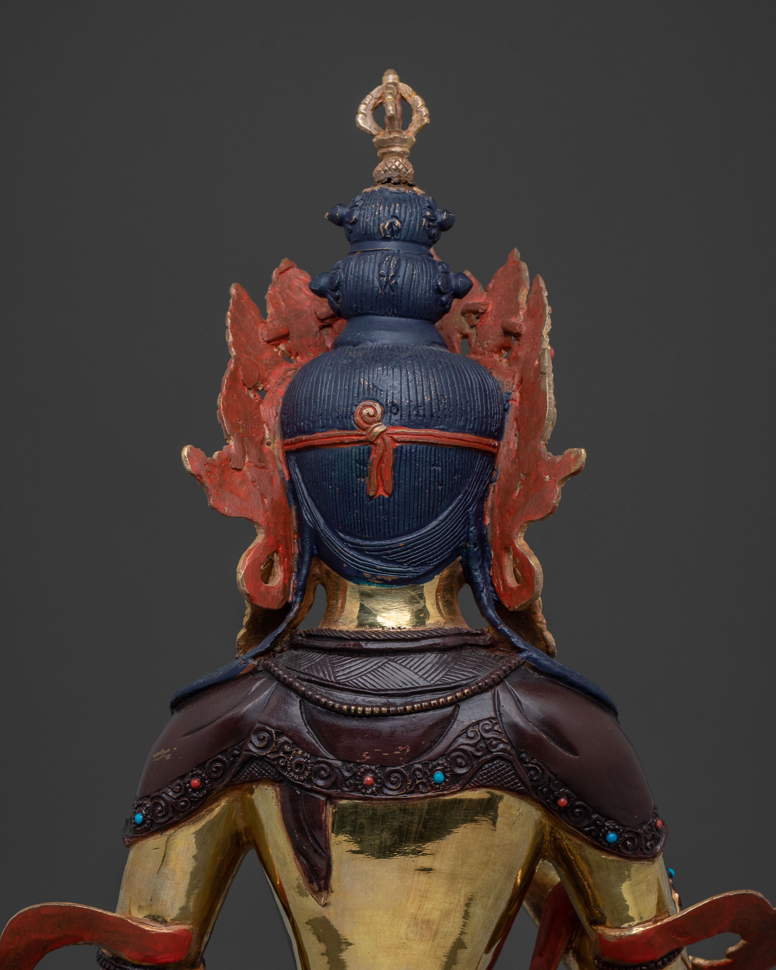 Vajrasattva: Sacred 24K Gold Gilded Figurine