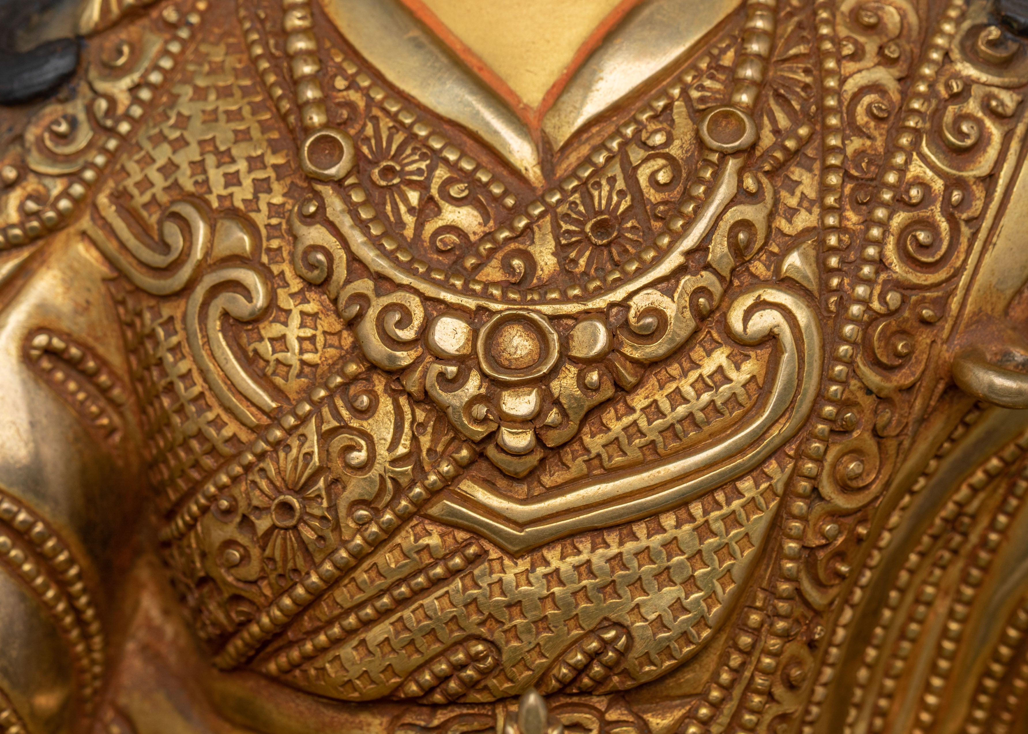Guru Rinpoche Golden Statue | Precious Teacher