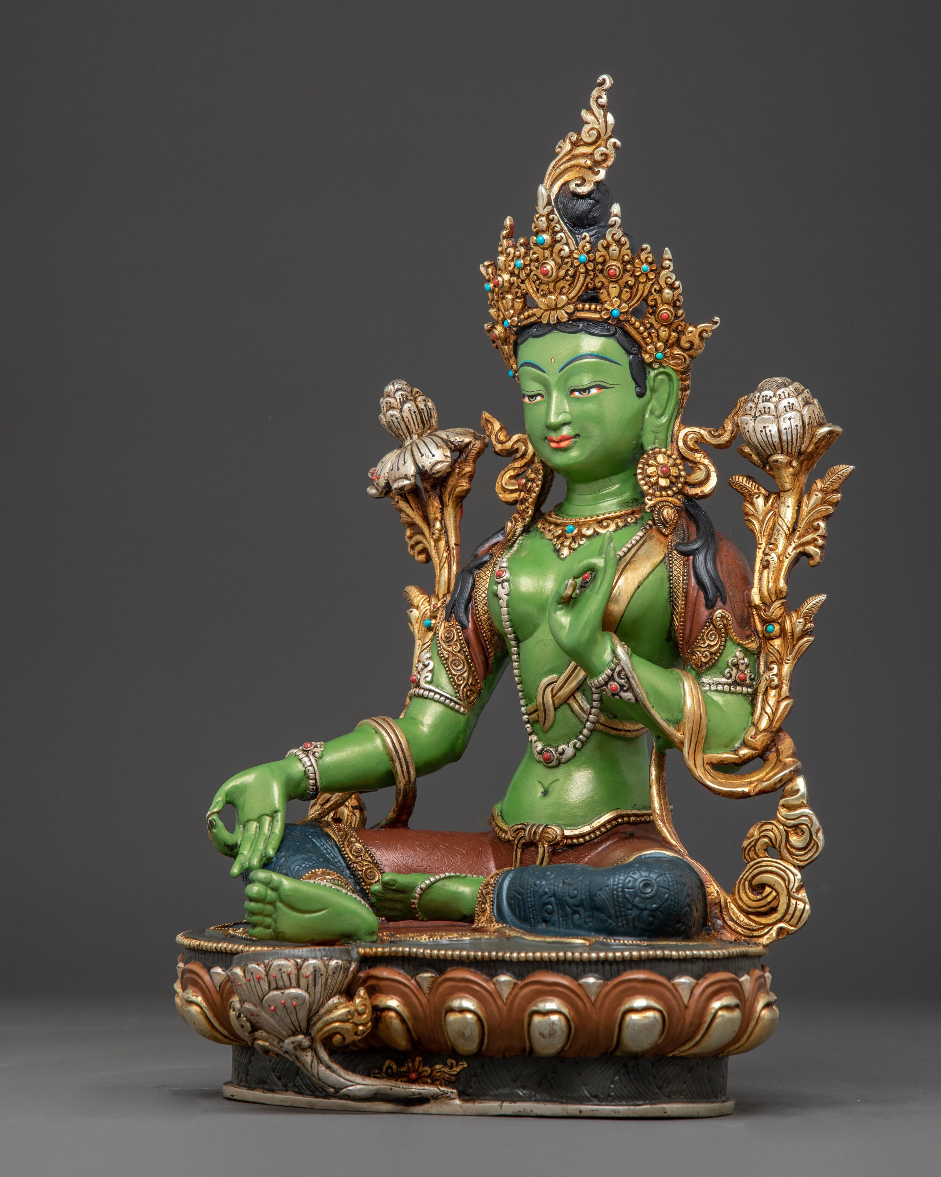 Statue of Shyama Tara (Green Tara) | Mother of Liberation