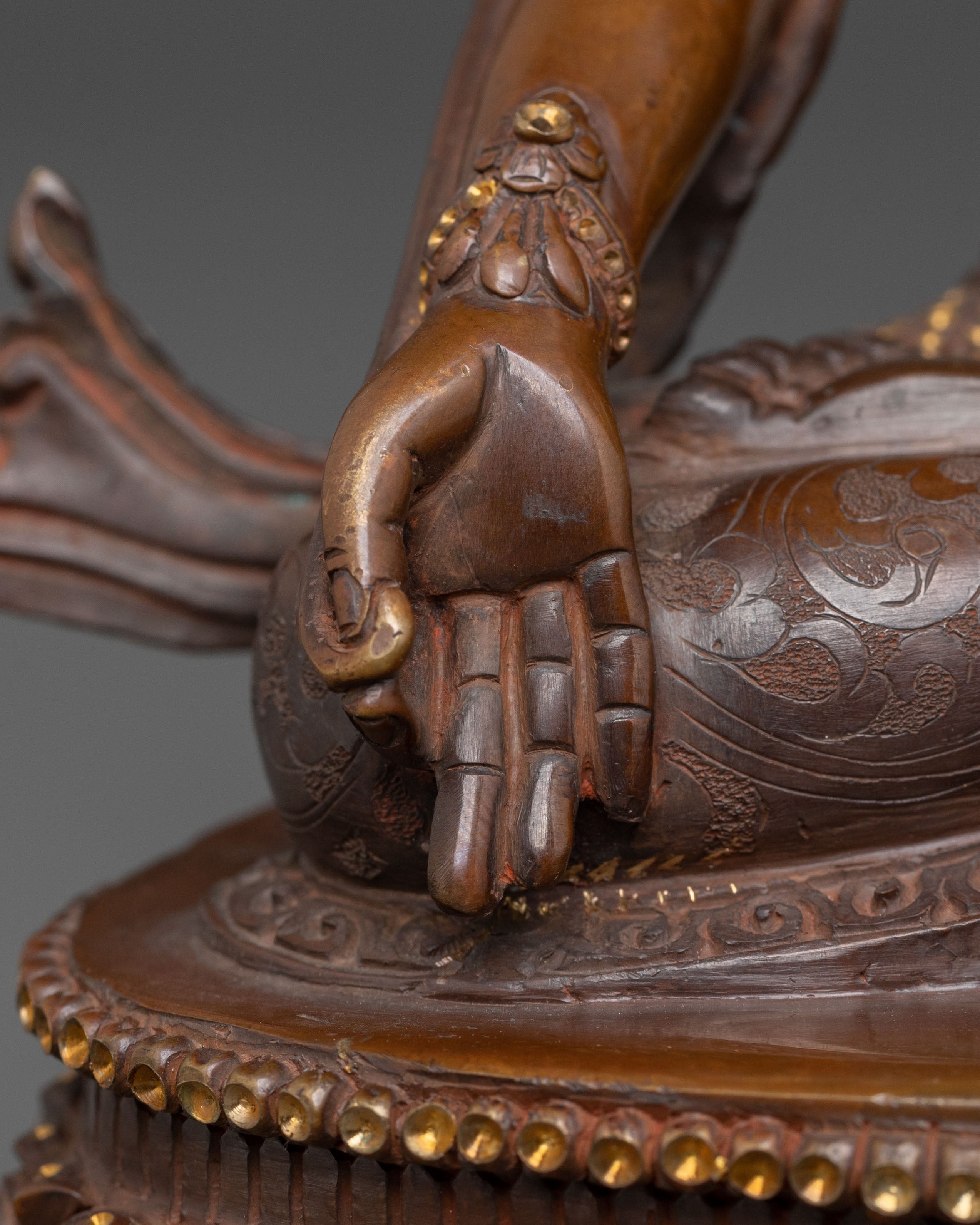 Green Tara Spiritual Statue | Buddhist Altar Sculpture