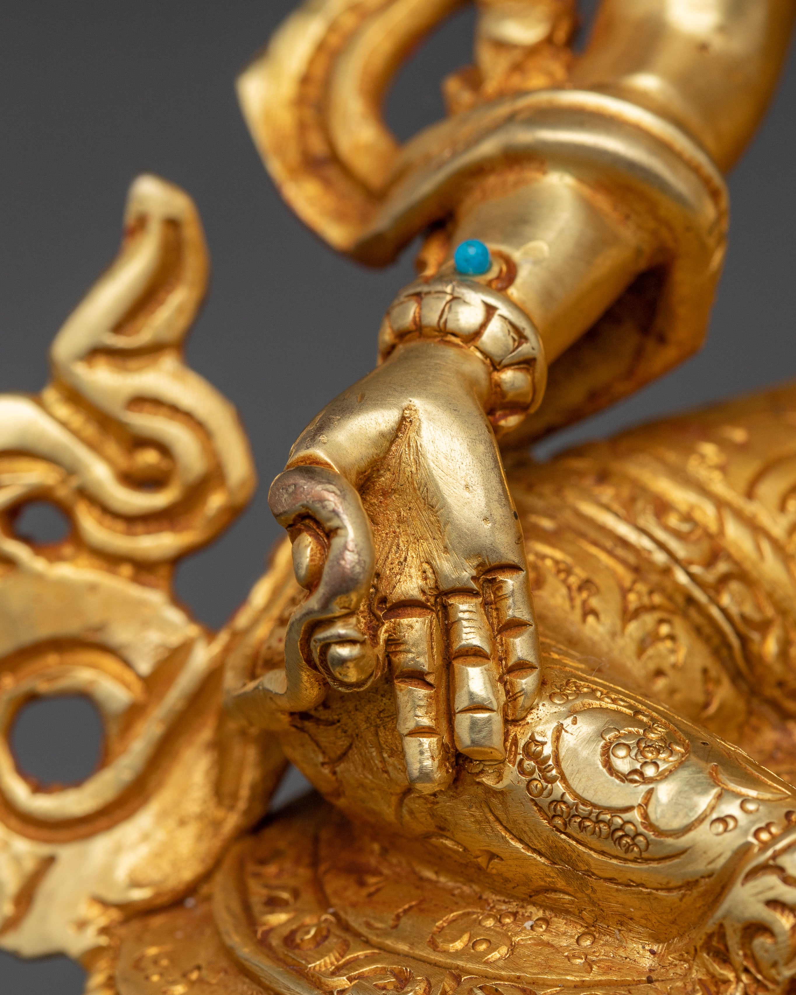 Shyama Tara Statue on Throne | The Goddess of Swift Compassion