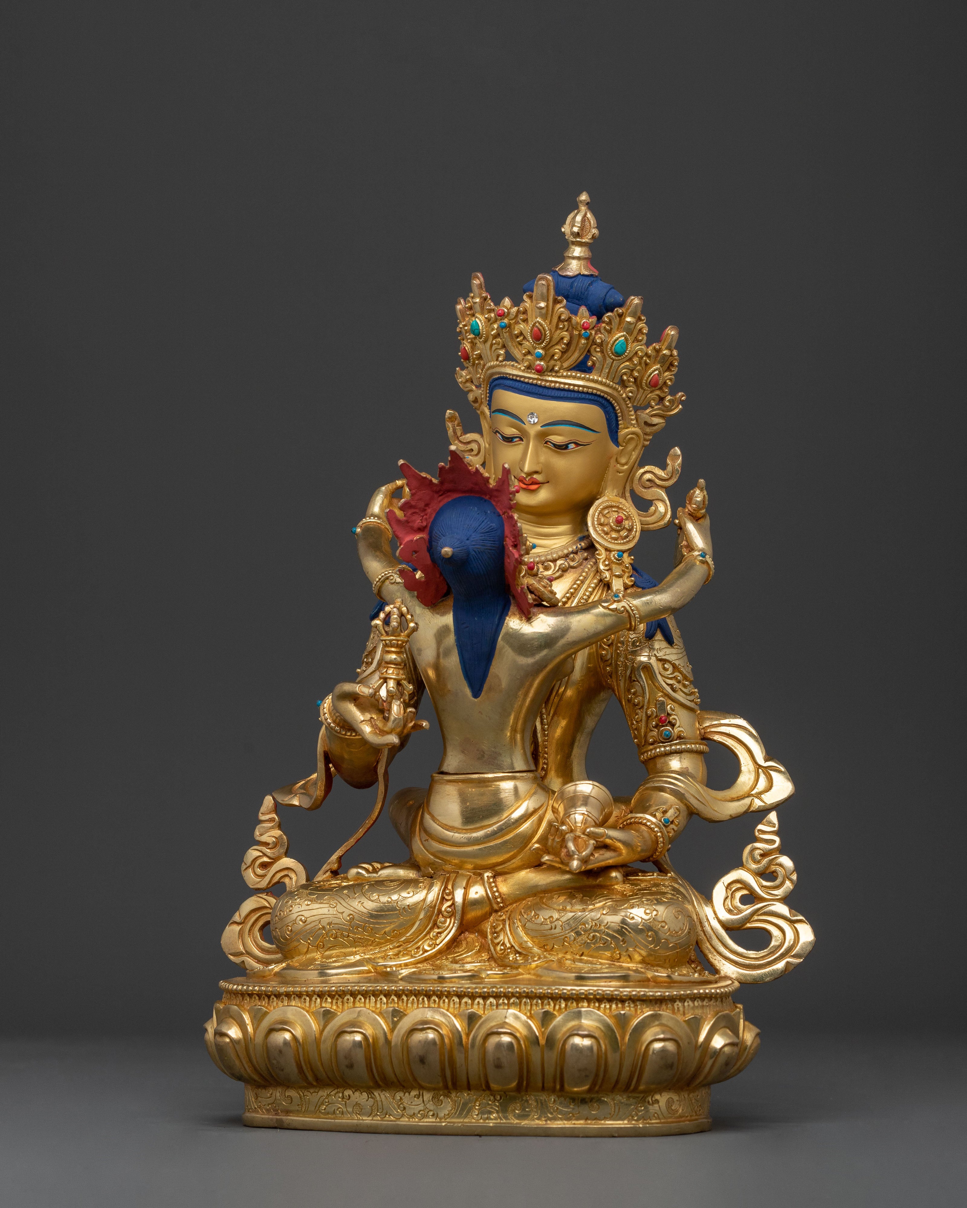 Vajrasattva Statue with Vajragarvi | Purity Figurine