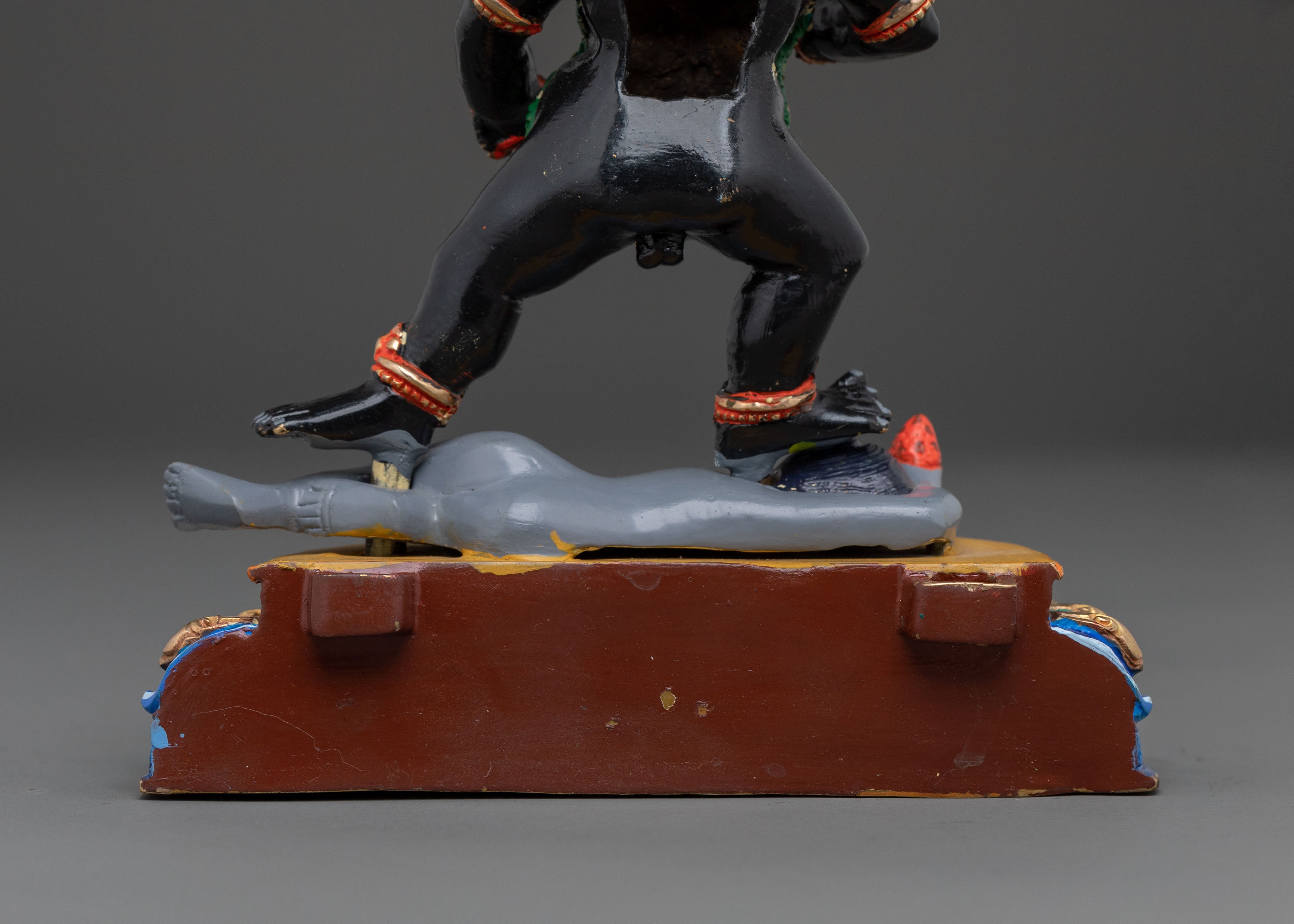 Black Dzambhala Divine Figurine | Wealth Deity of Prosperity