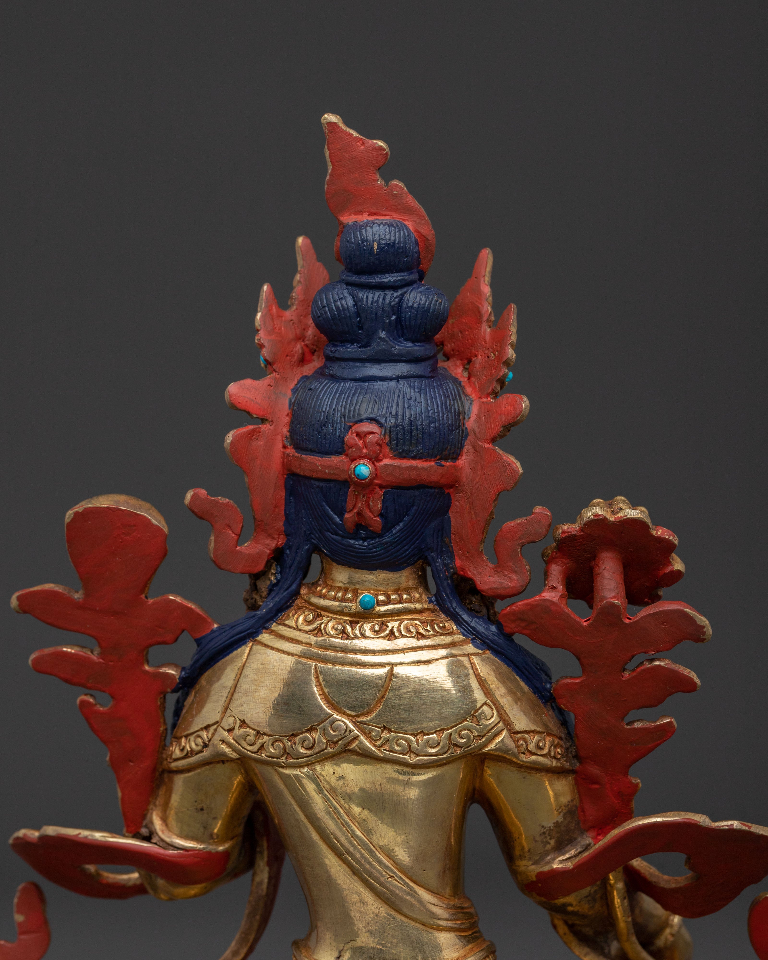 Green Tara Statue: Handcrafted Icon for Sacred Practice