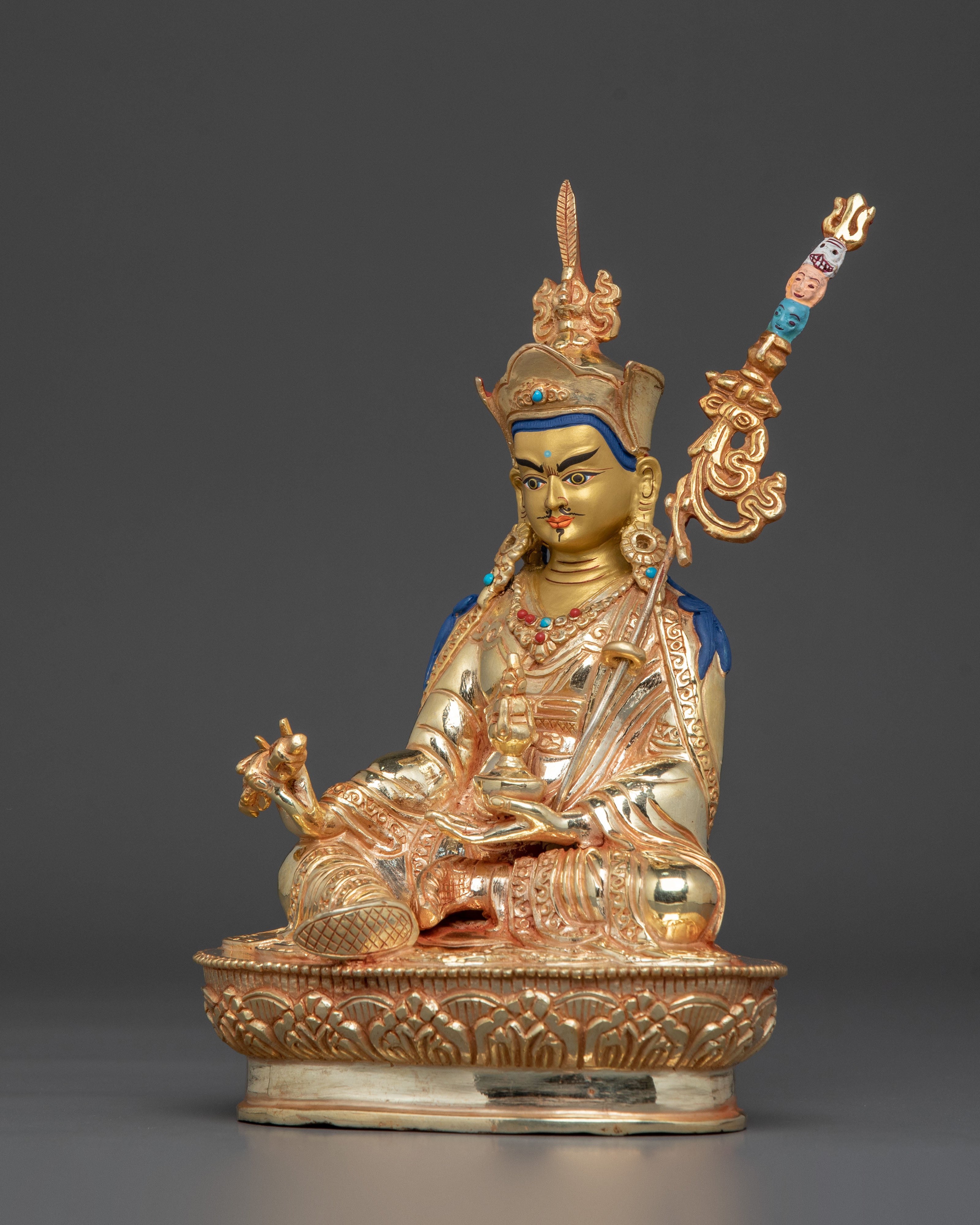 Handcrafted Guru Rinpoche Statue | Buddhist Figurine