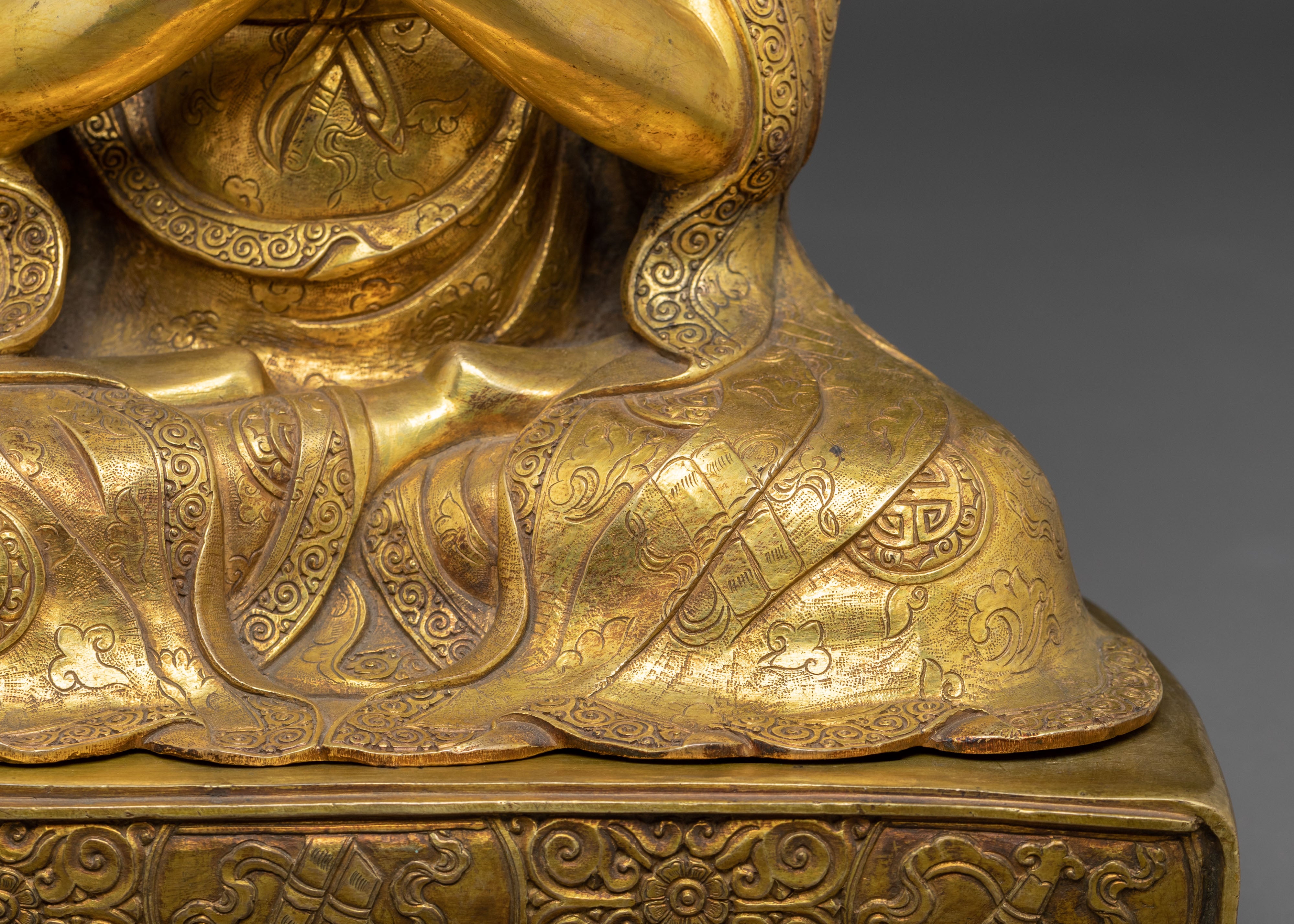 Handmade Statue Of Master Karmapa | Tibetan Buddhist Master