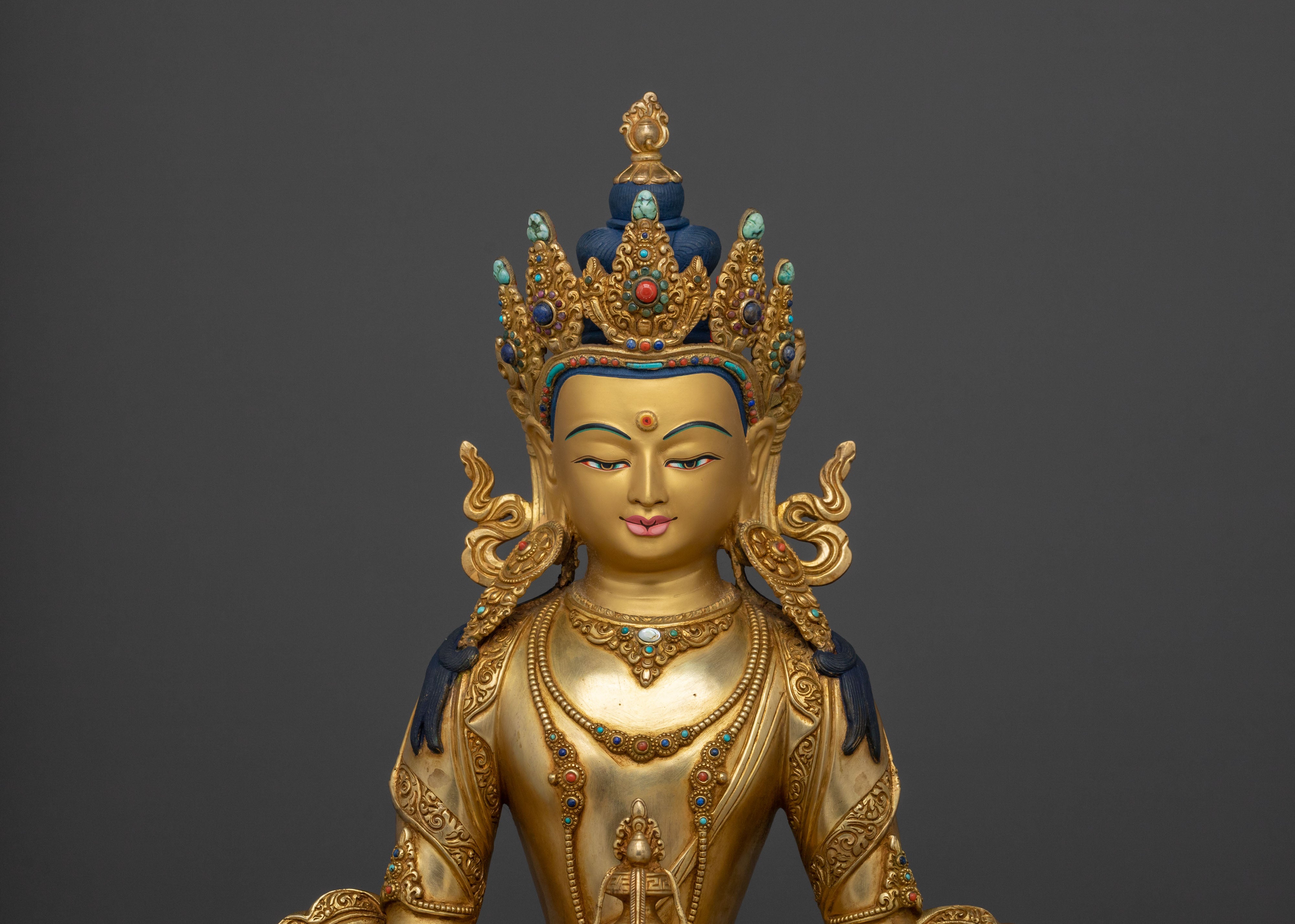 Handmade Amitayus Statue | Long Life Deity