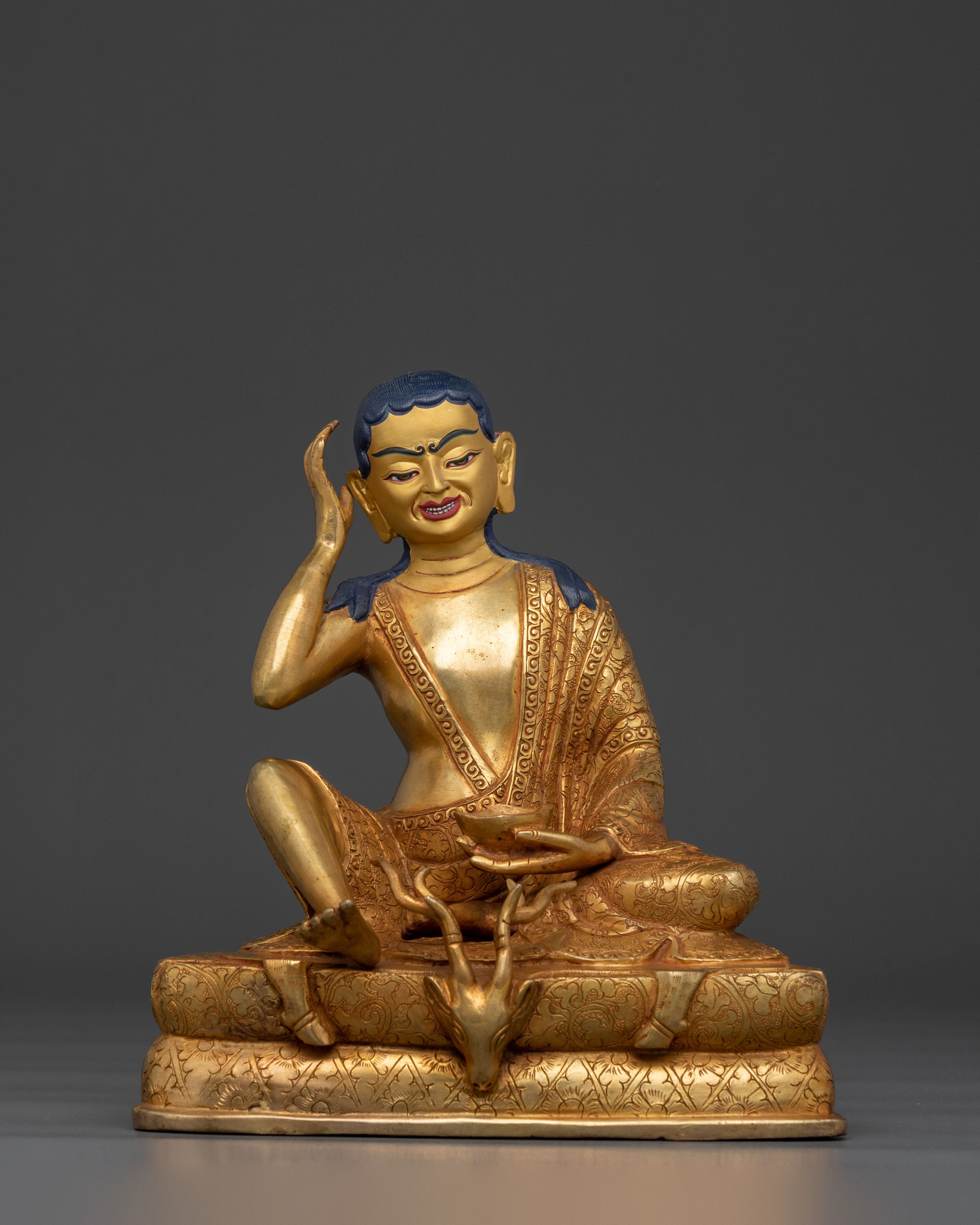 Himalayan Buddhist Master Set | Sacred Tibetan Guru Sculpture Collection