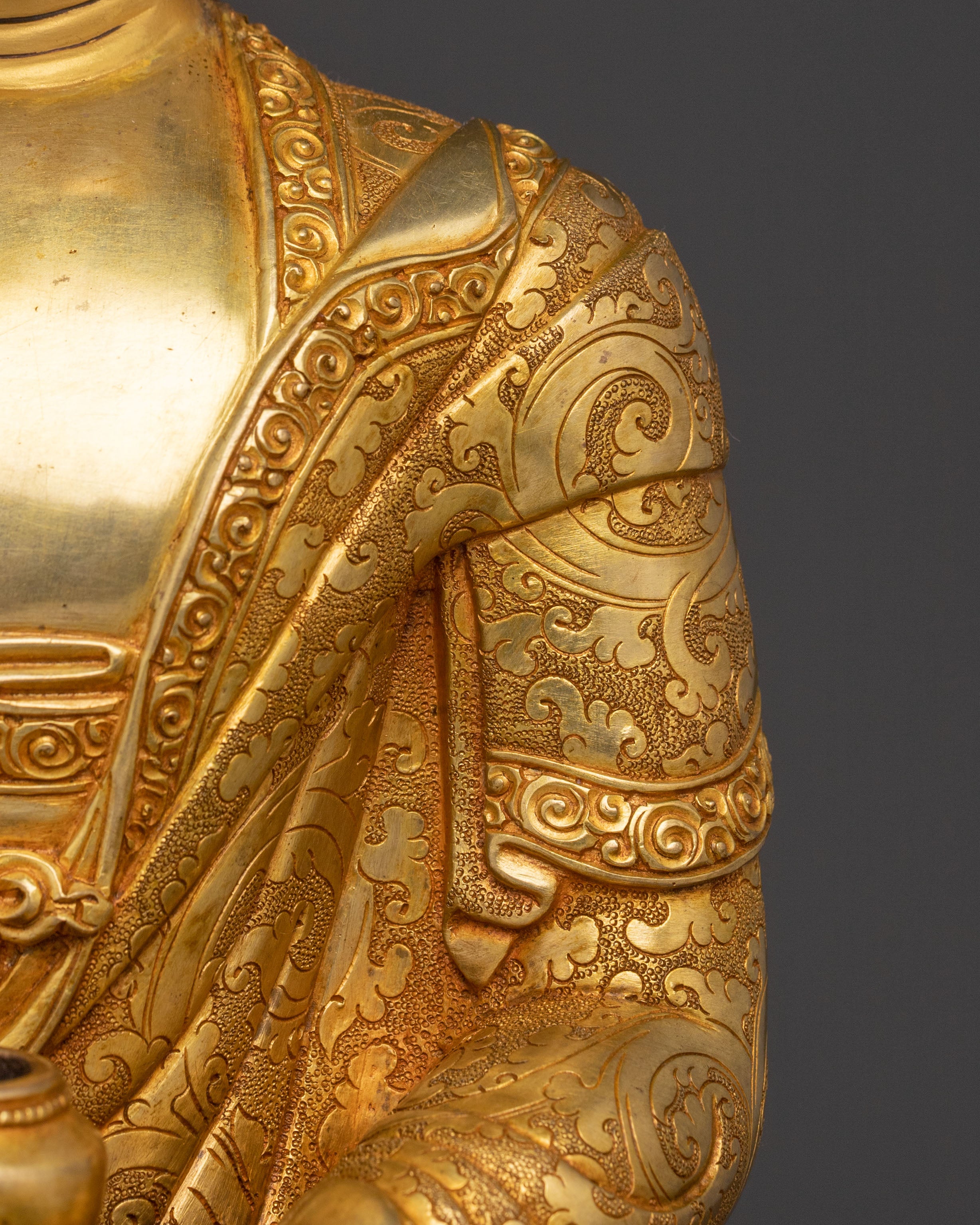 Shakyamuni Buddha Golden Statue | Peaceful Presence