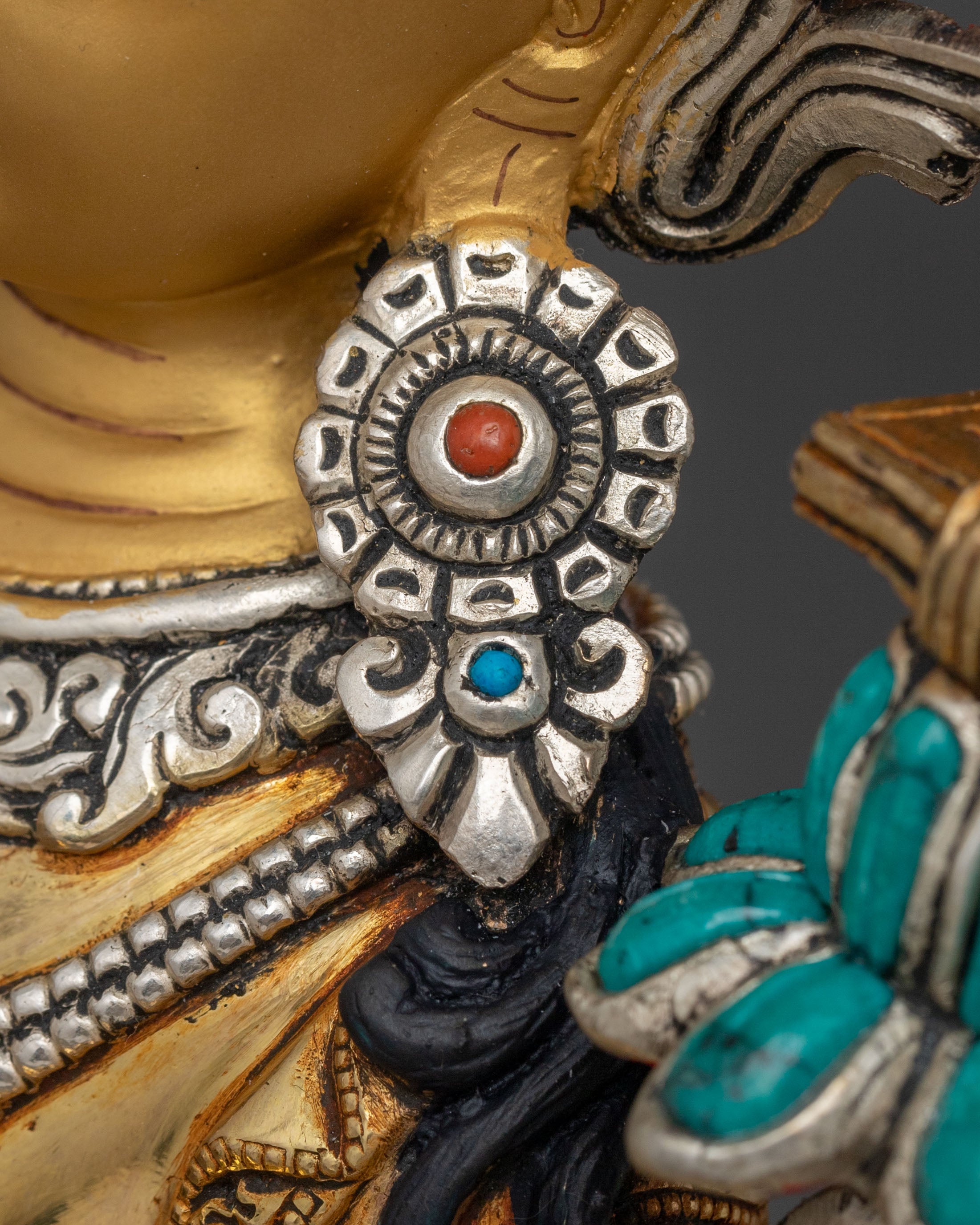 Simhanada Manjushri Statue | Home Decor