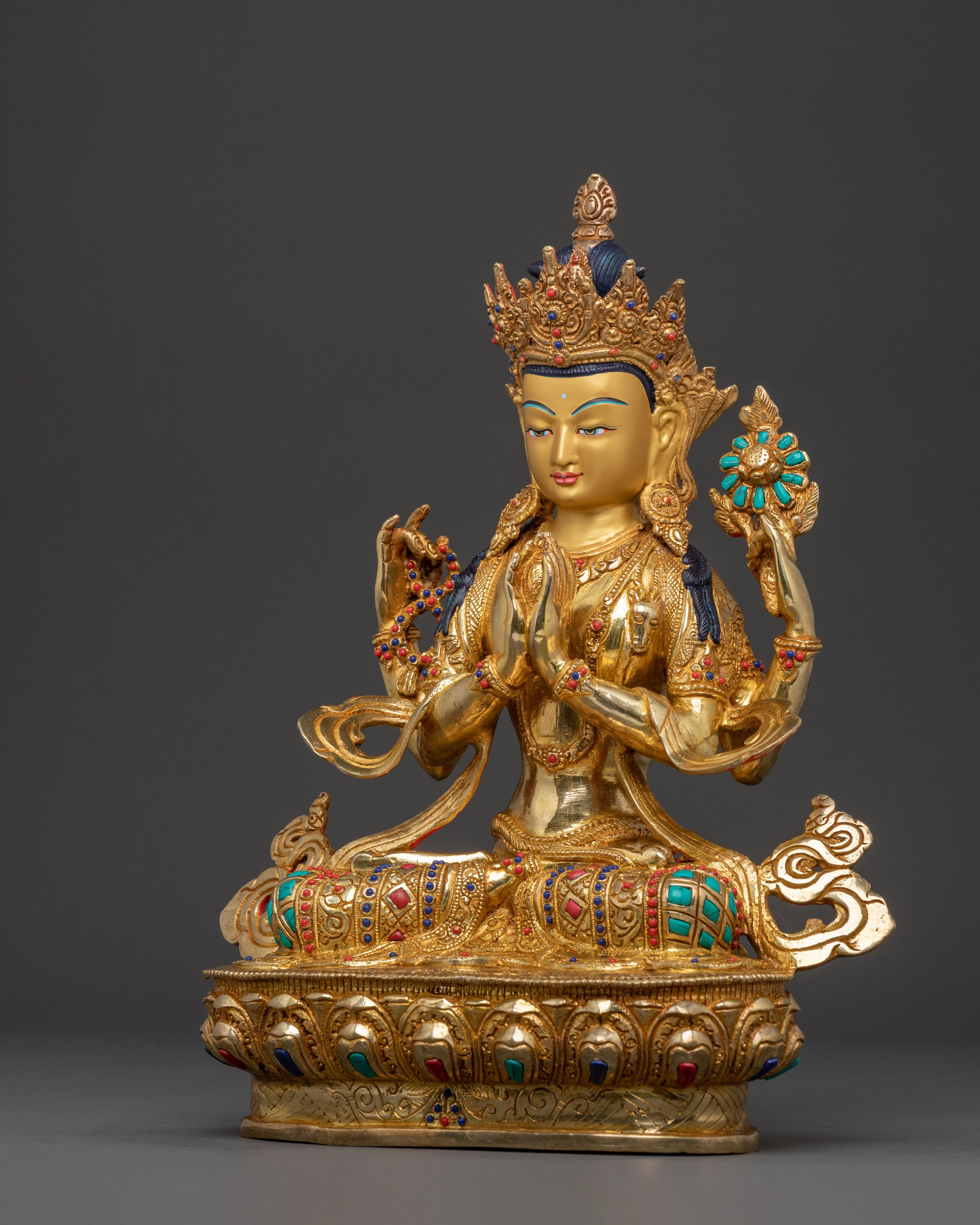 Chenrezig Blessing Statue | Symbol of Compassion and Spiritual Blessings