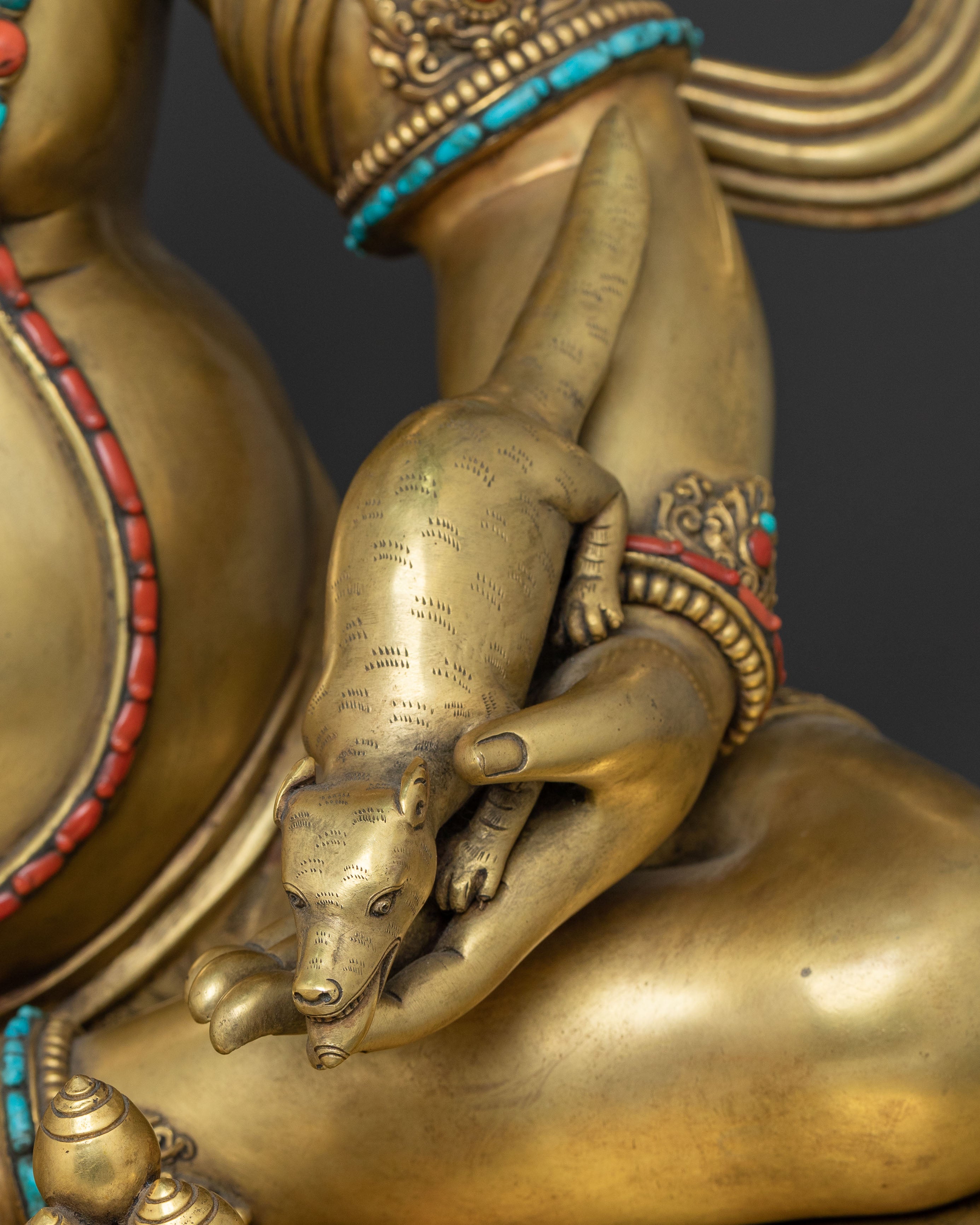 Handcrafted Dzambhala Statue | Wealth Guardian