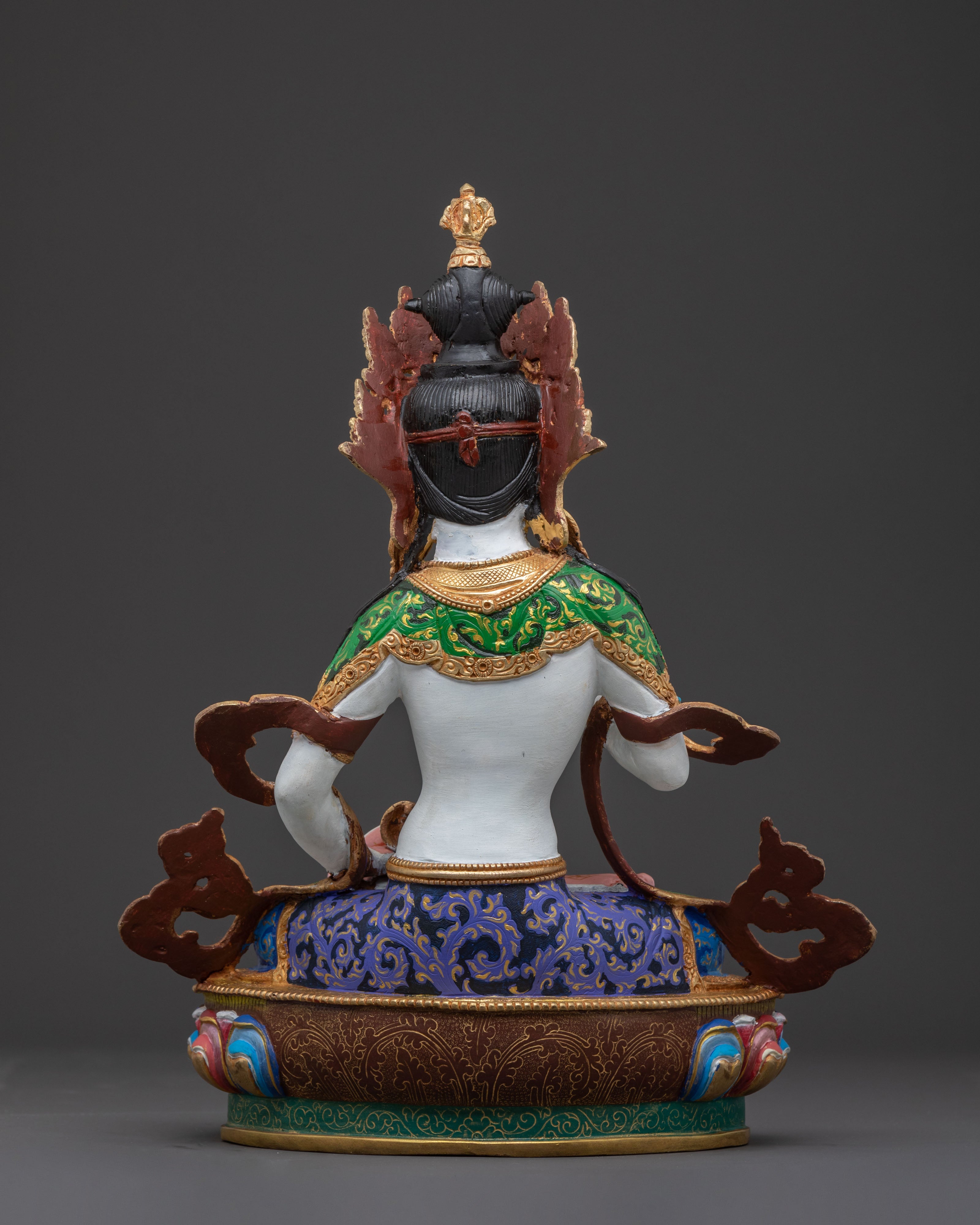 Purification Vajrasattva Statue: Handcrafted Devotion