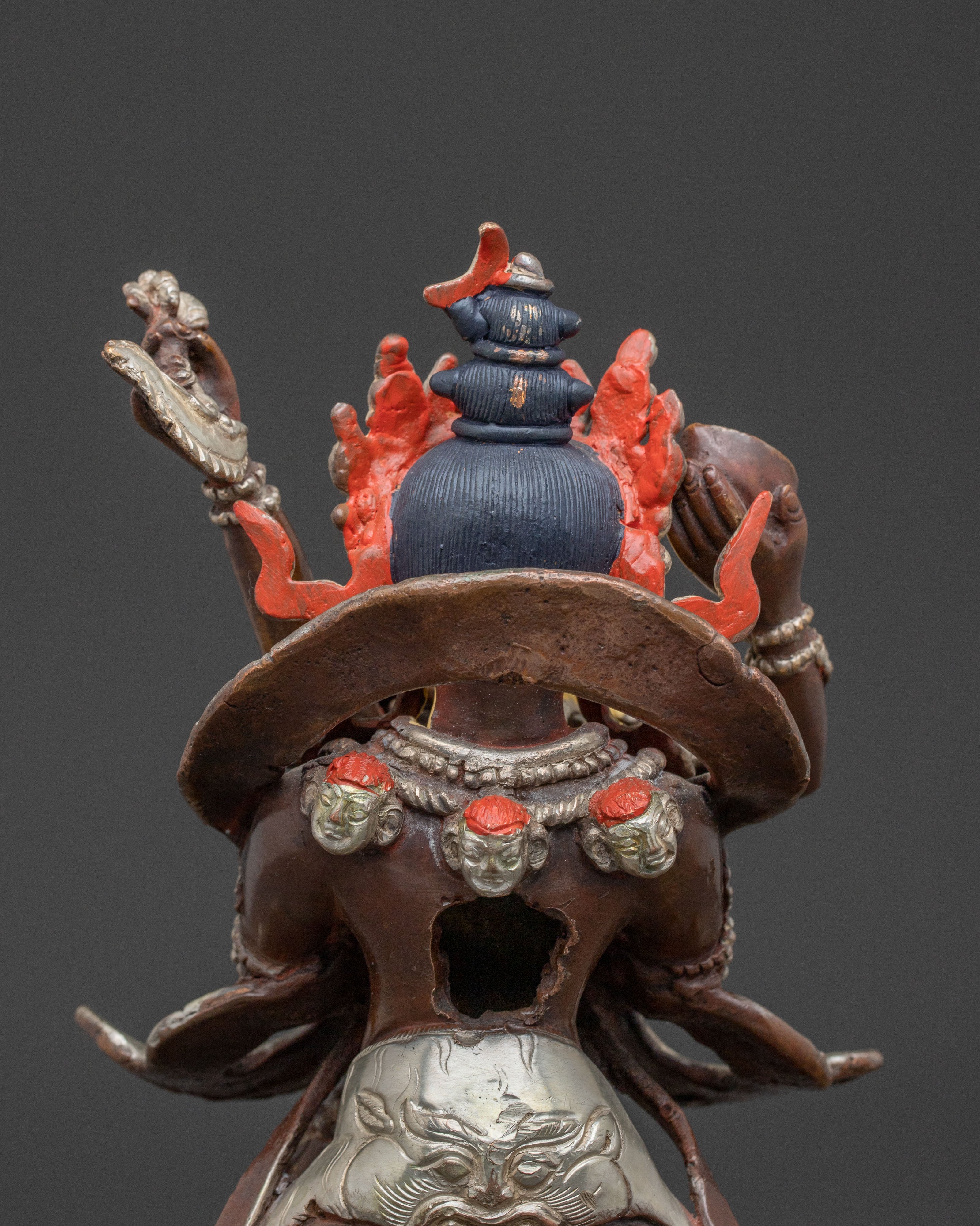 Kalachakra Tantric Deity Statue – Exquisite Gilded Copper