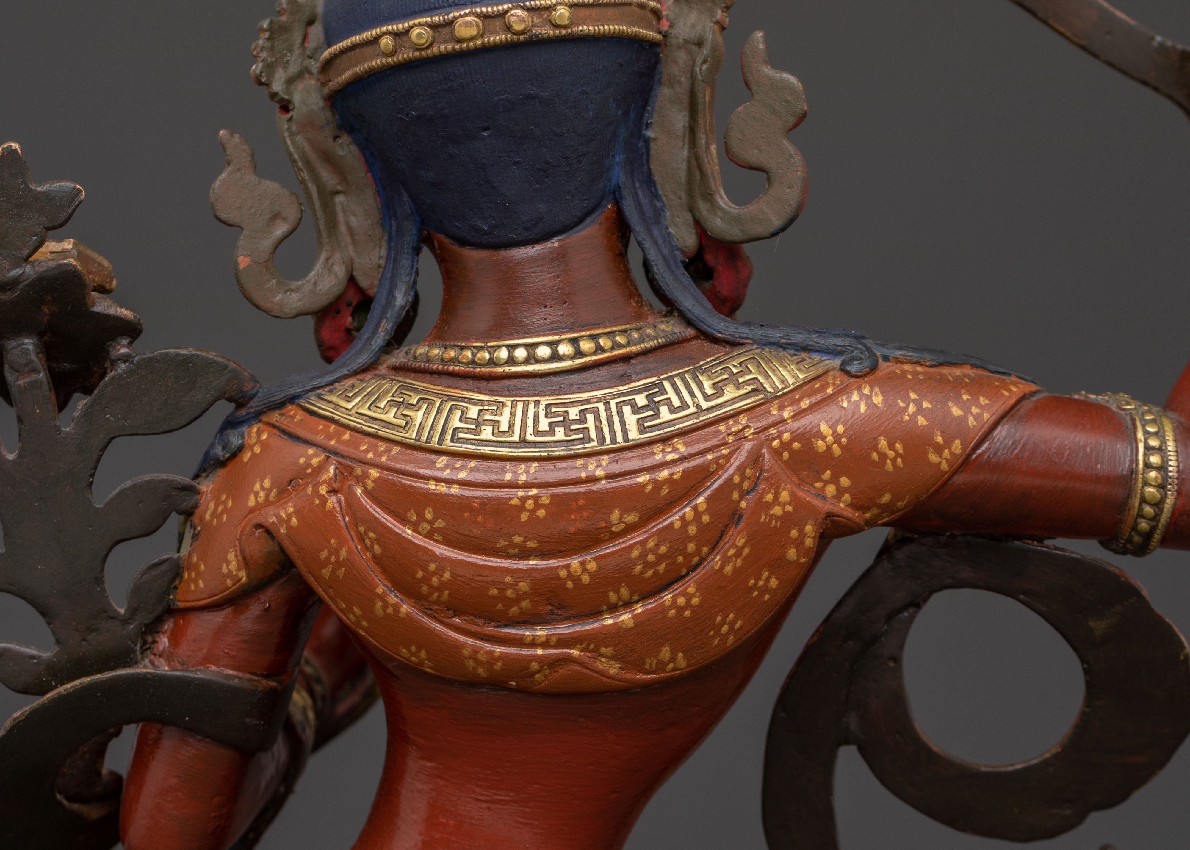 Manjushri 24K Gold Gilded Statue | Enlightened Form