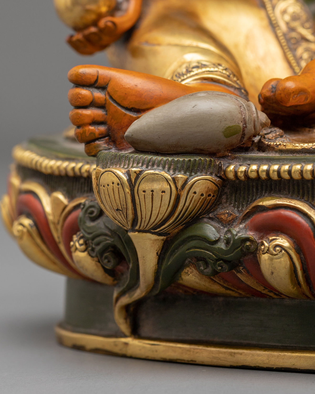 Dzambhala Copper Sculpture | Tibetan Sacred Figurine
