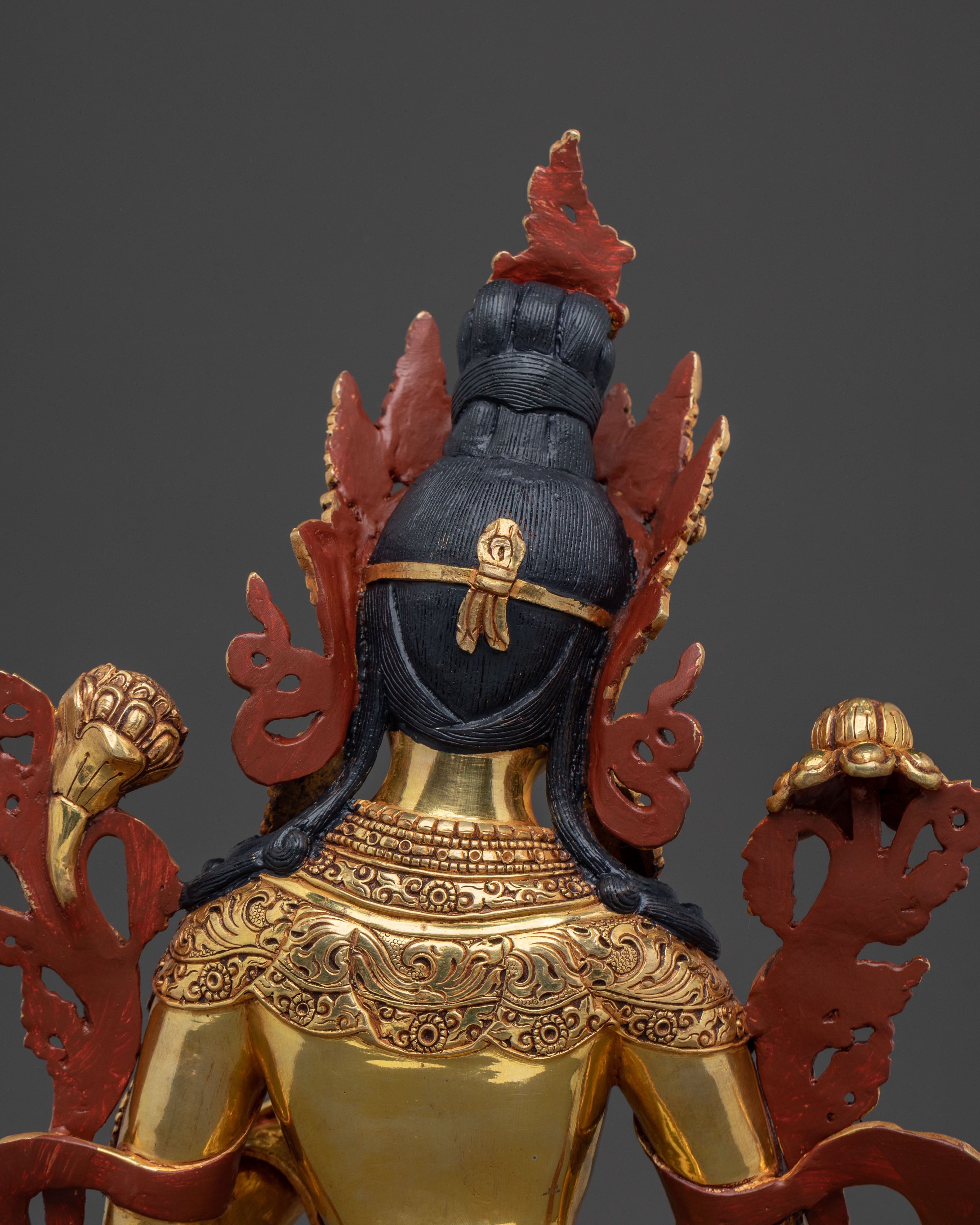 Sacred Protection Green Tara Statue: Compassionate Goddess