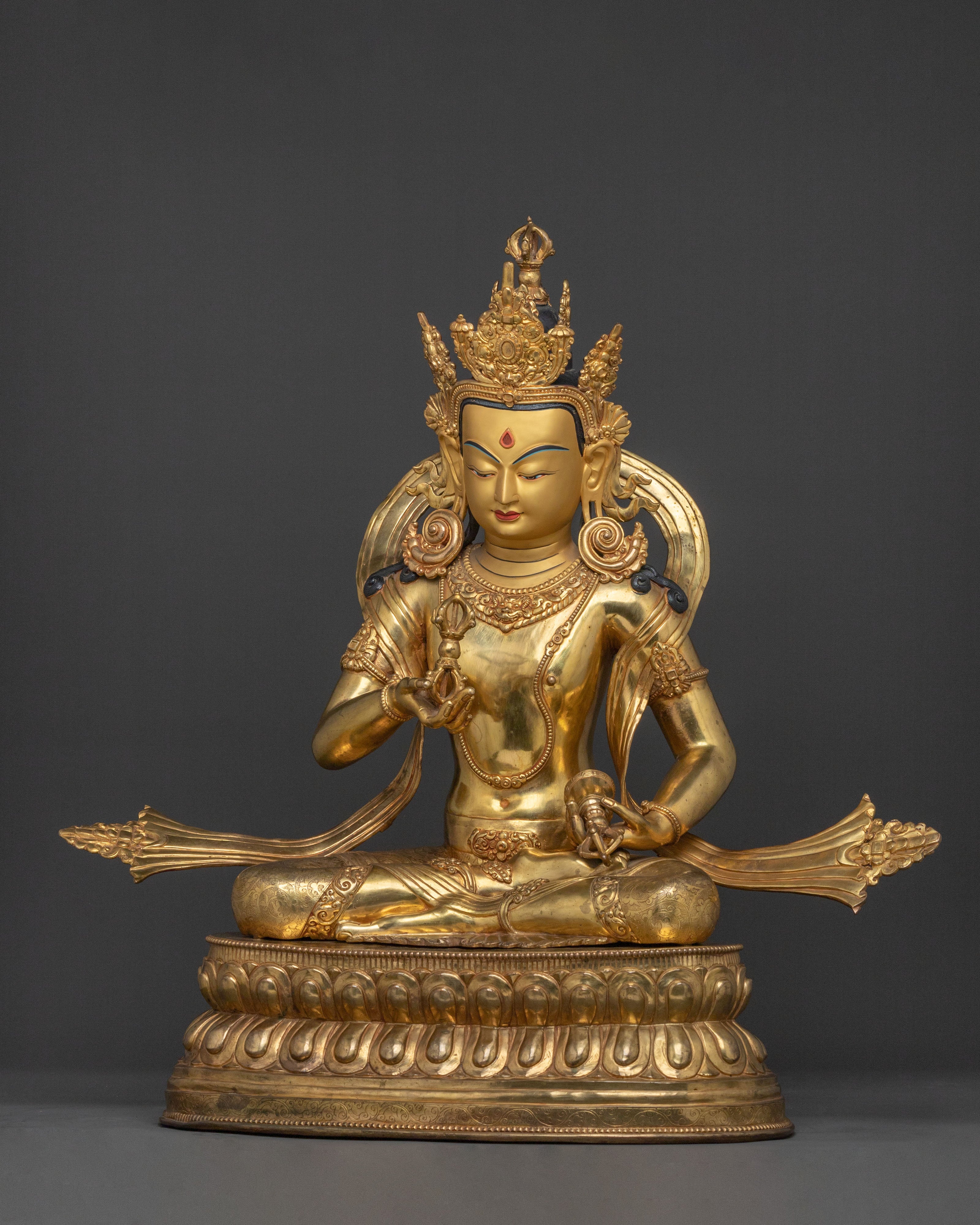 Vajrasattva Traditional Statue | Altar Decor