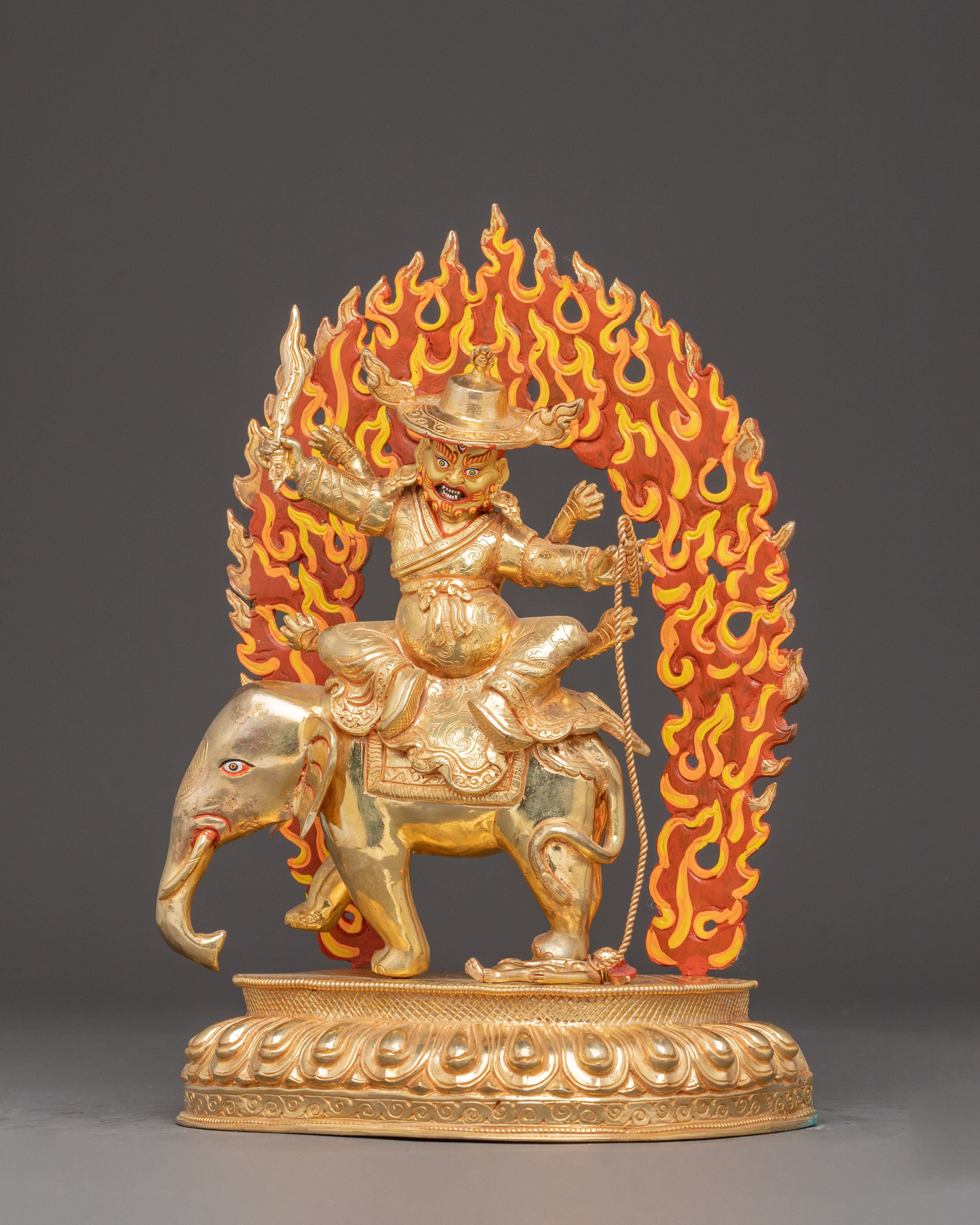 Handmade Chimar Golden Statue | 24k Gold Glided