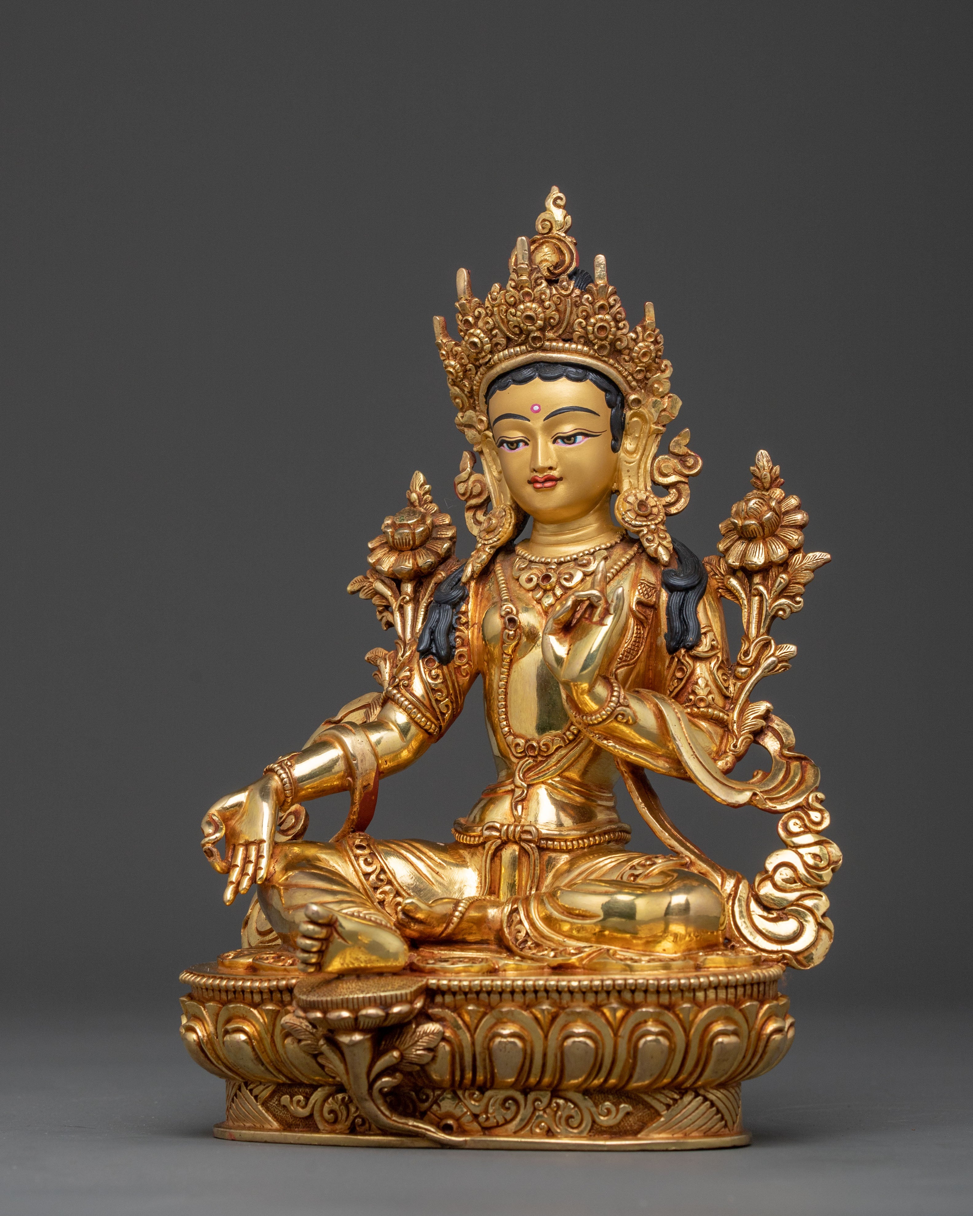 Green Tara Compassion Statue | Made in Nepal