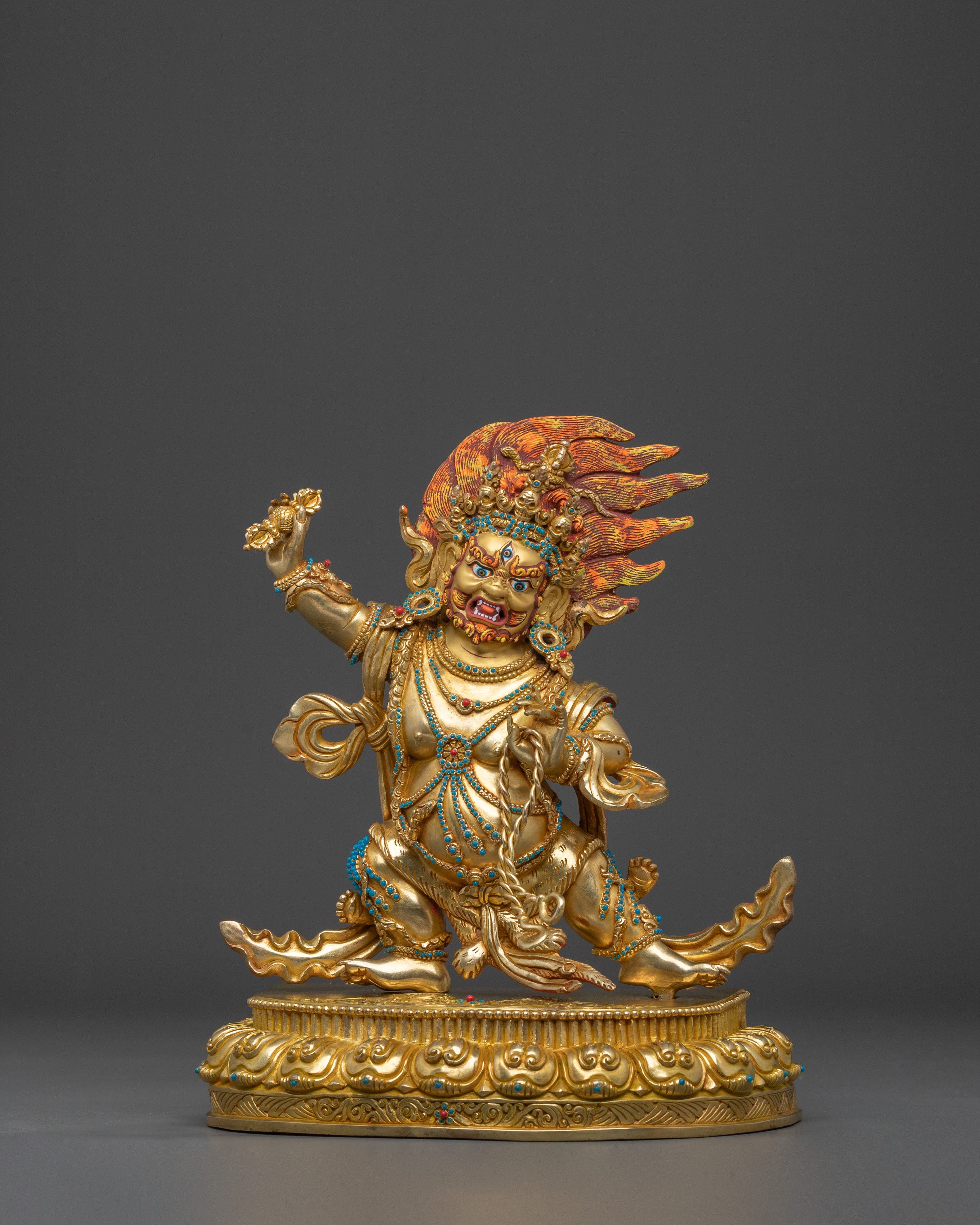 Vajrapani Hand Carved Statue | Guardian of Spiritual Power
