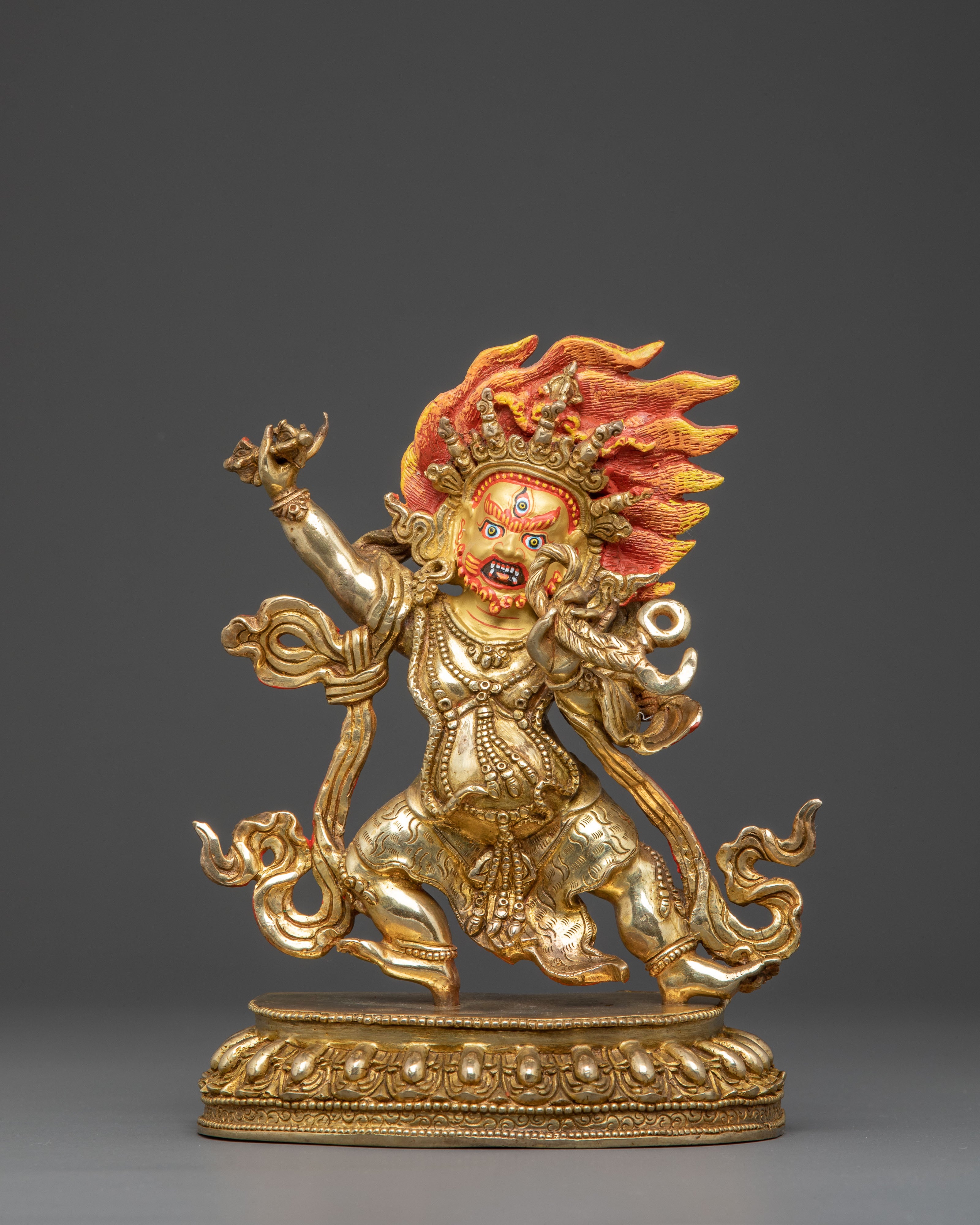 Tibetan Handcrafted Vajrapani Statue | Protector of Dharma