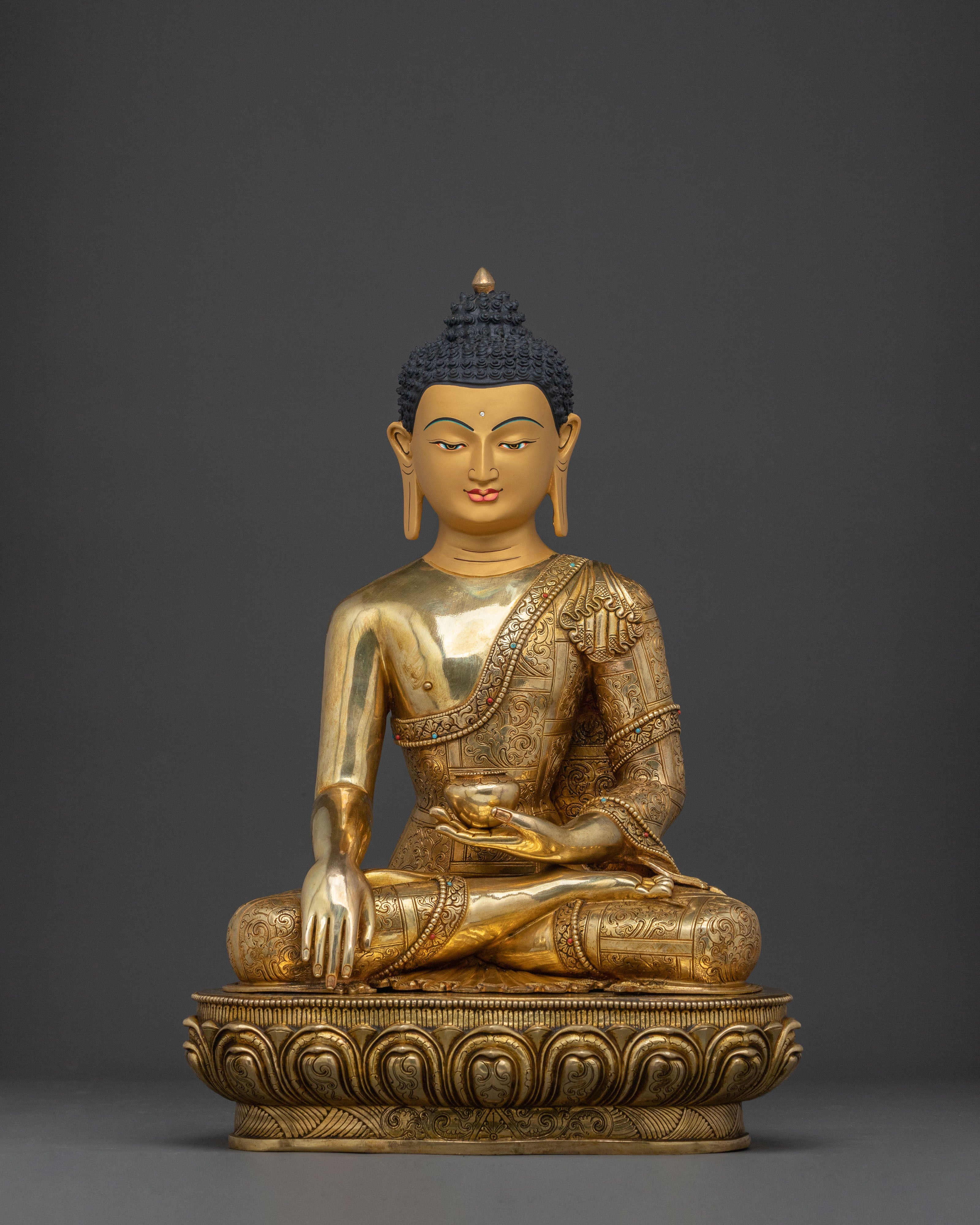 Shakyamuni Buddha Statue with Disciples | Home Decor