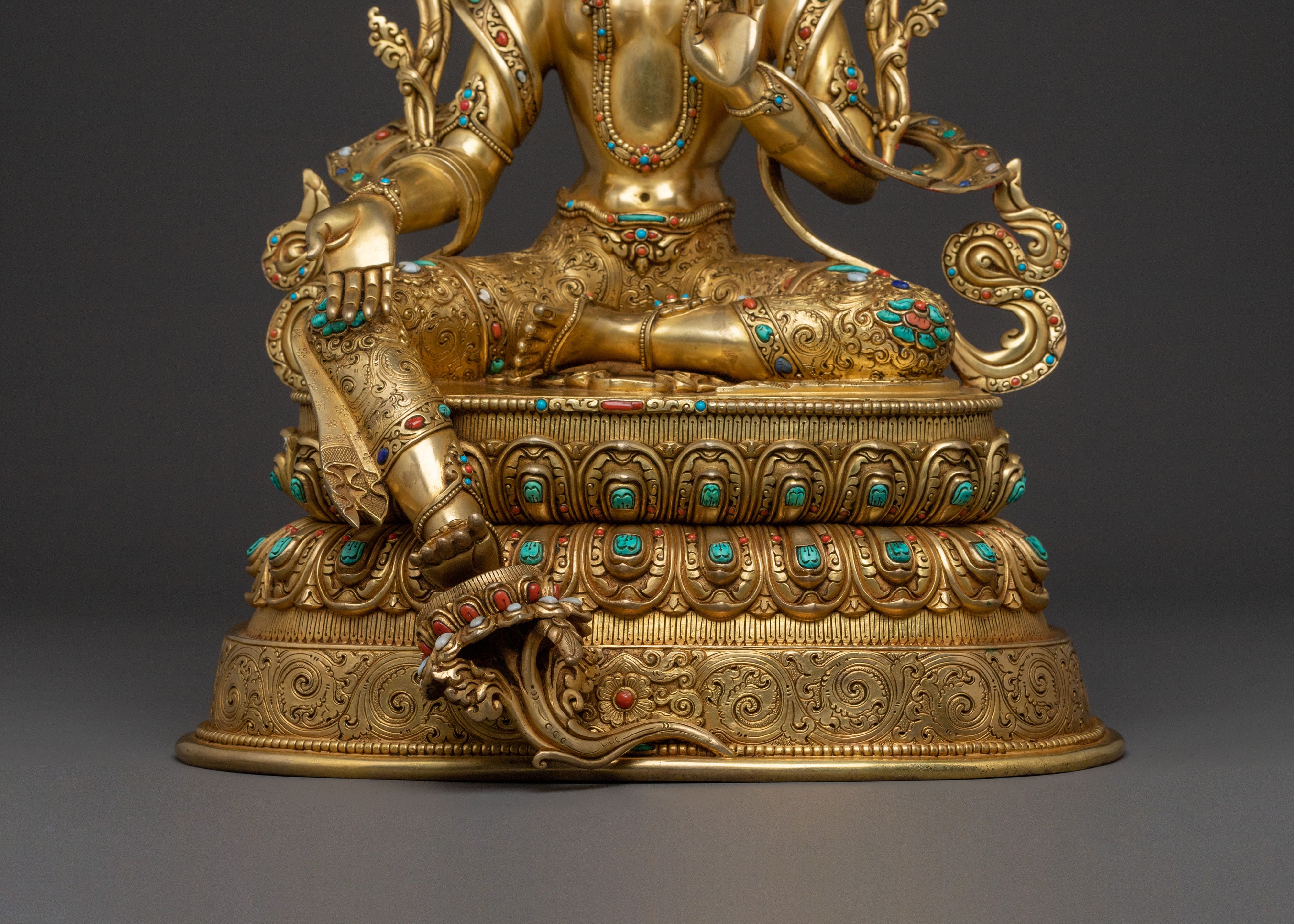 Green Tara Compassionate Statue | Protector of Life
