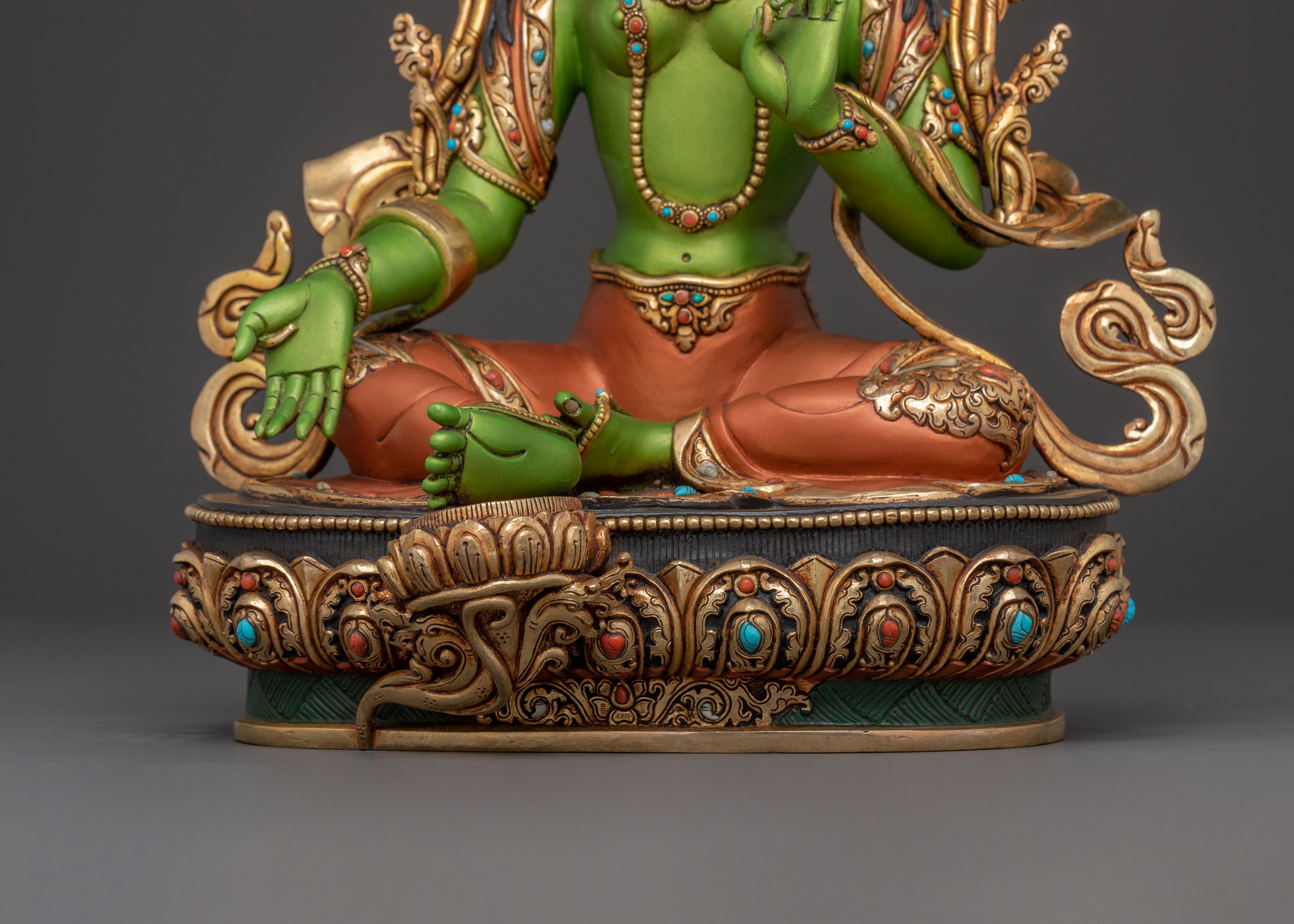 Green Tara Liberator Buddha Statue