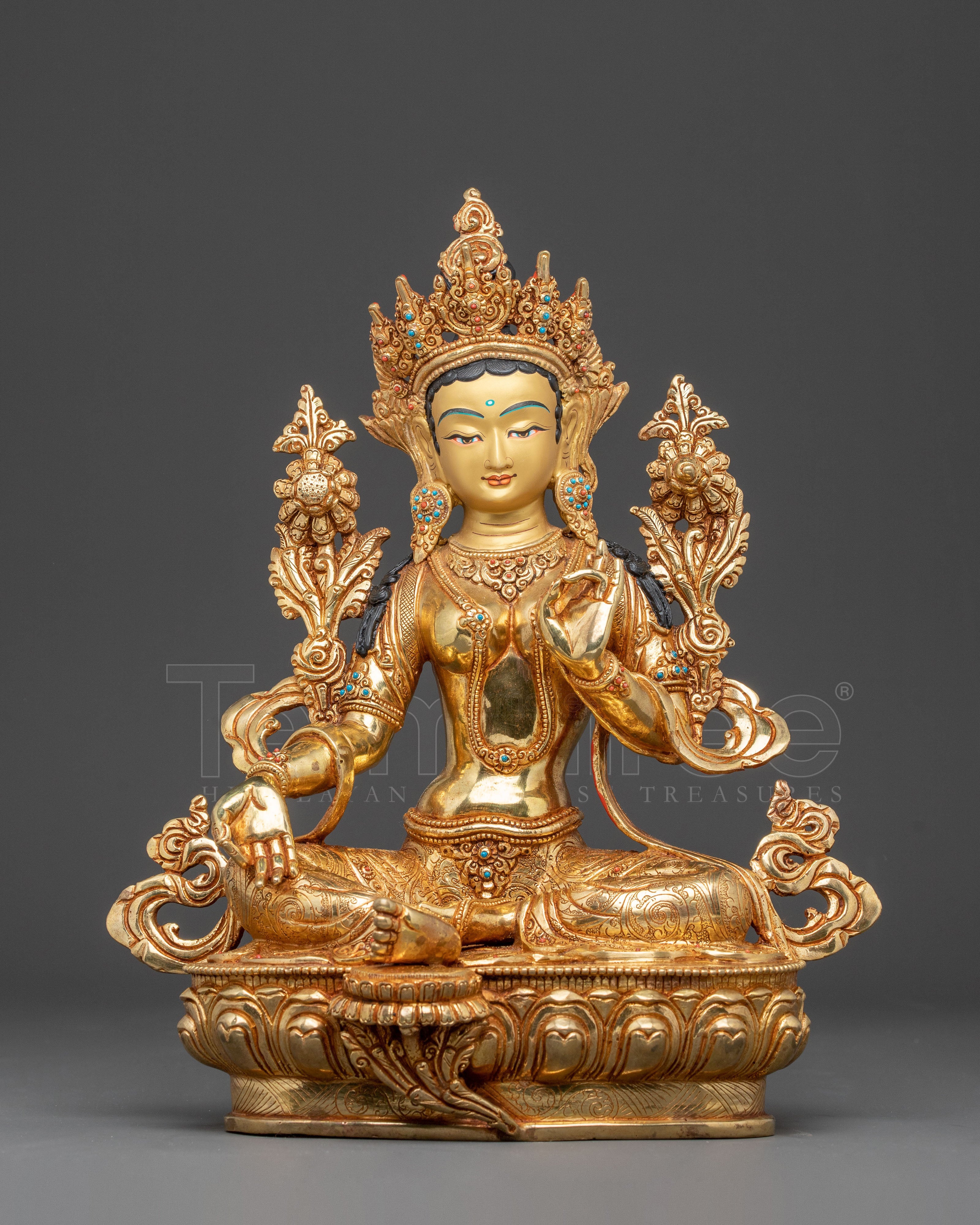 Green Tara Handcrafted Statue