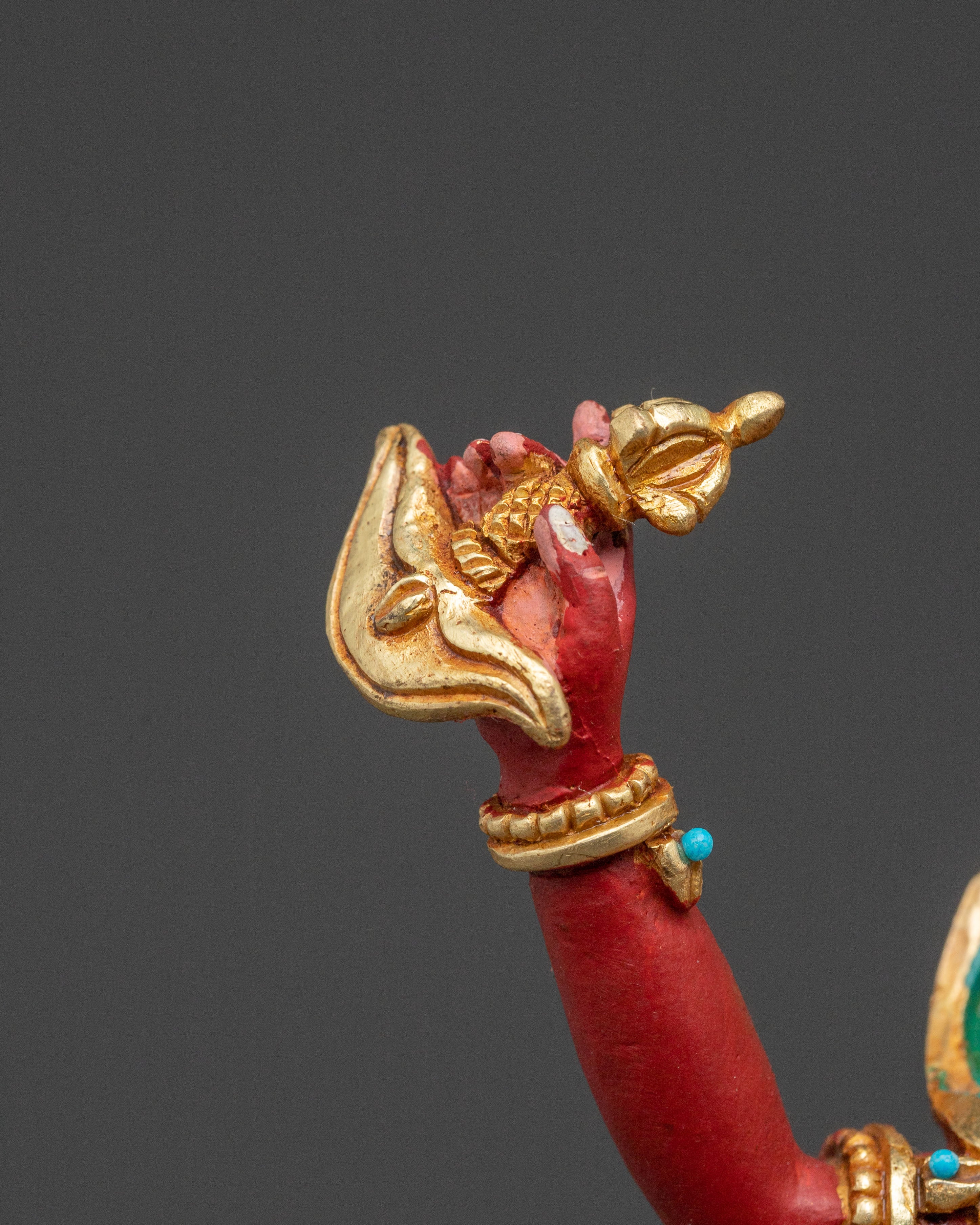 Dorje Phagmo Vajrayana Sacred Statue – Exquisite Hand-Gilded Copper