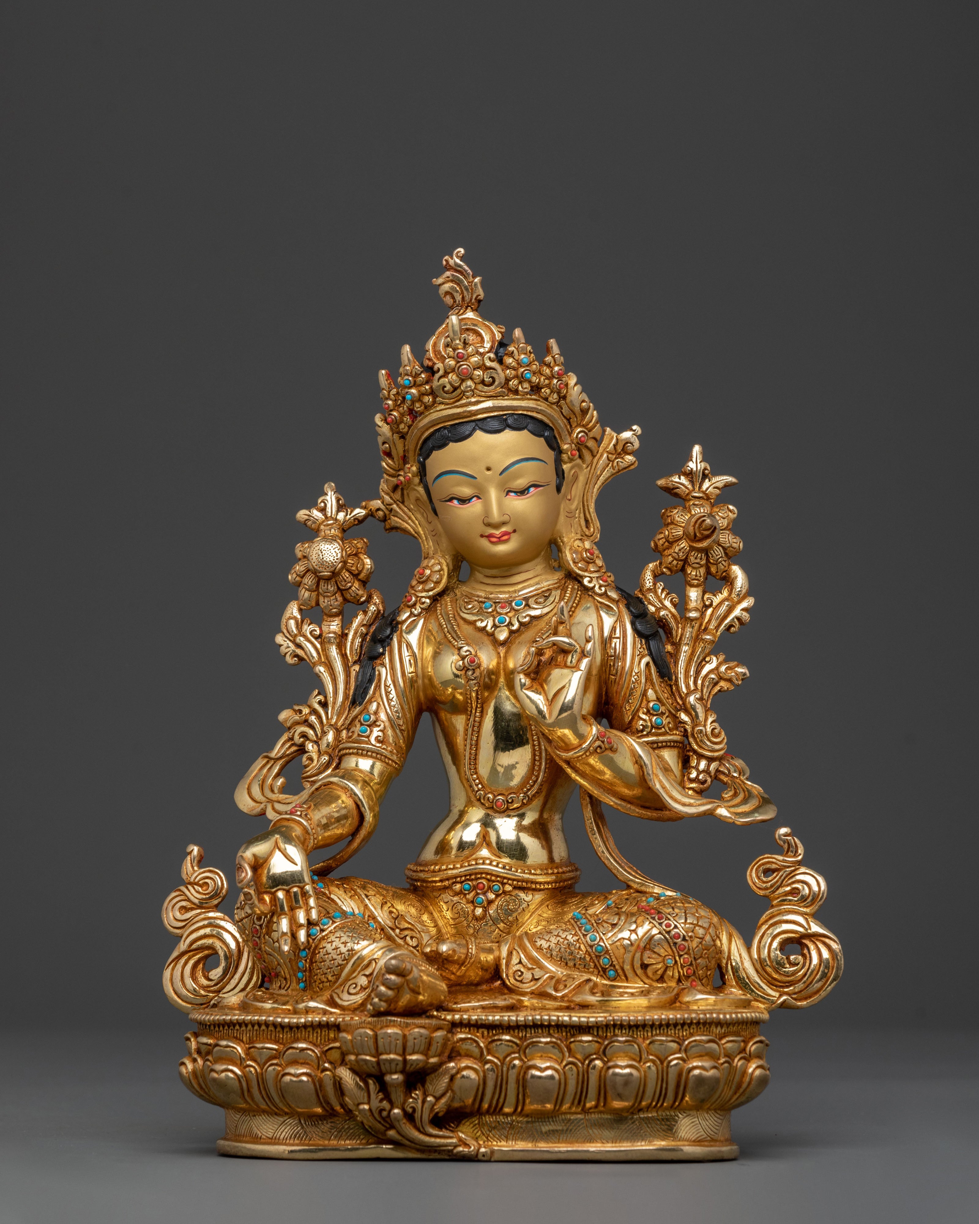 Green Tara Statue