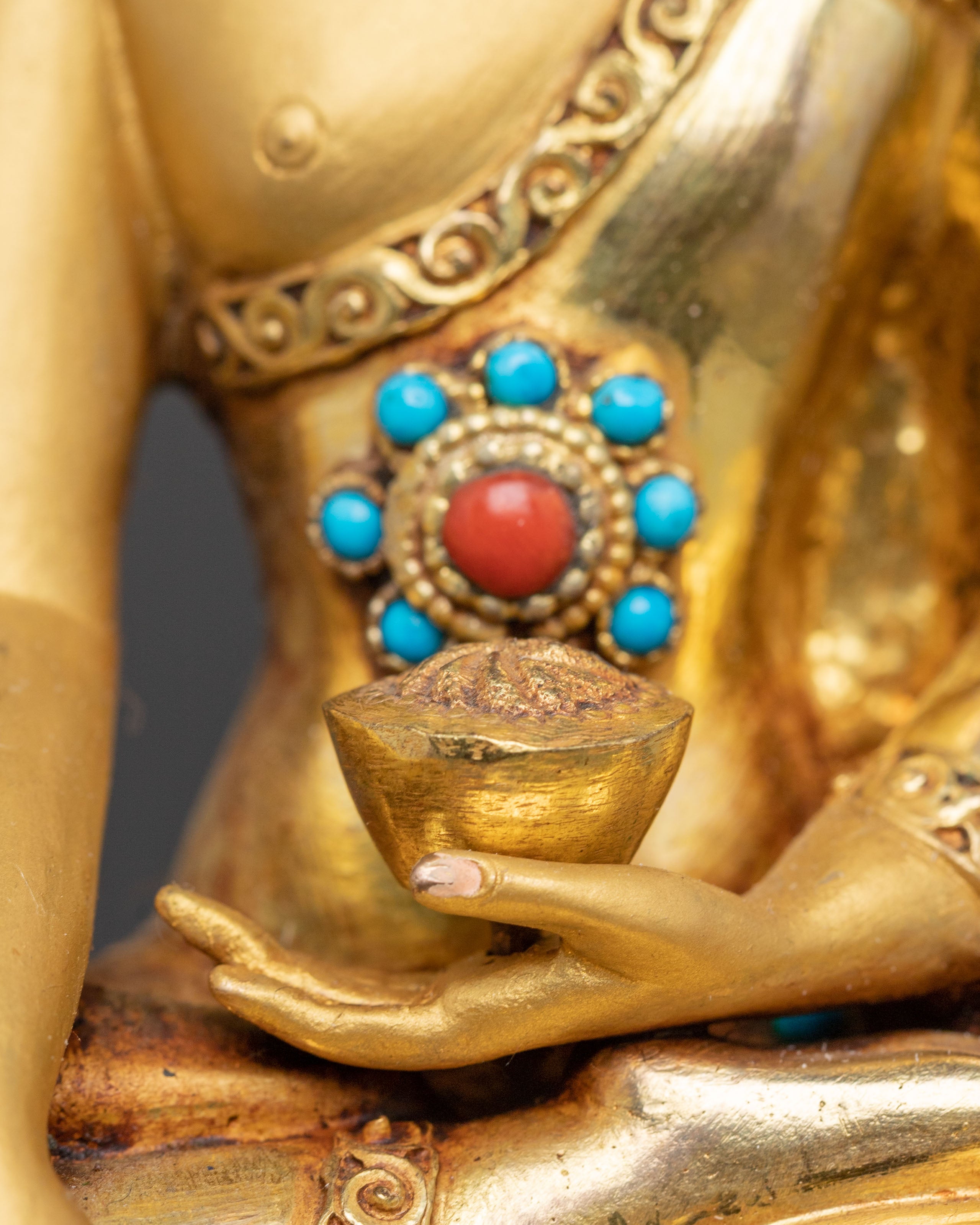 Handmade Shakyamuni Buddha Statue with Knowledge