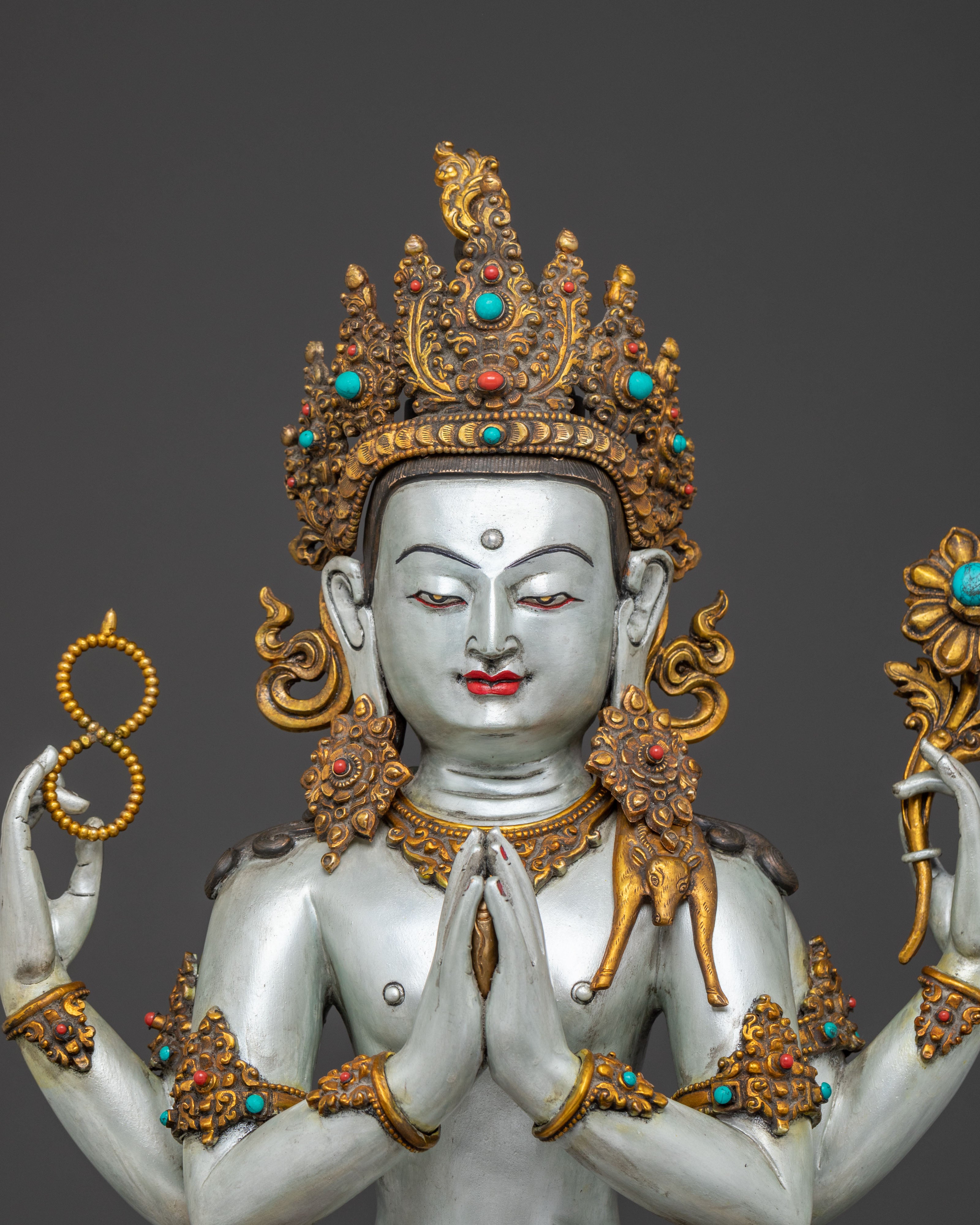 Chenrezig Compassion and Peace Statue: Altar Decor