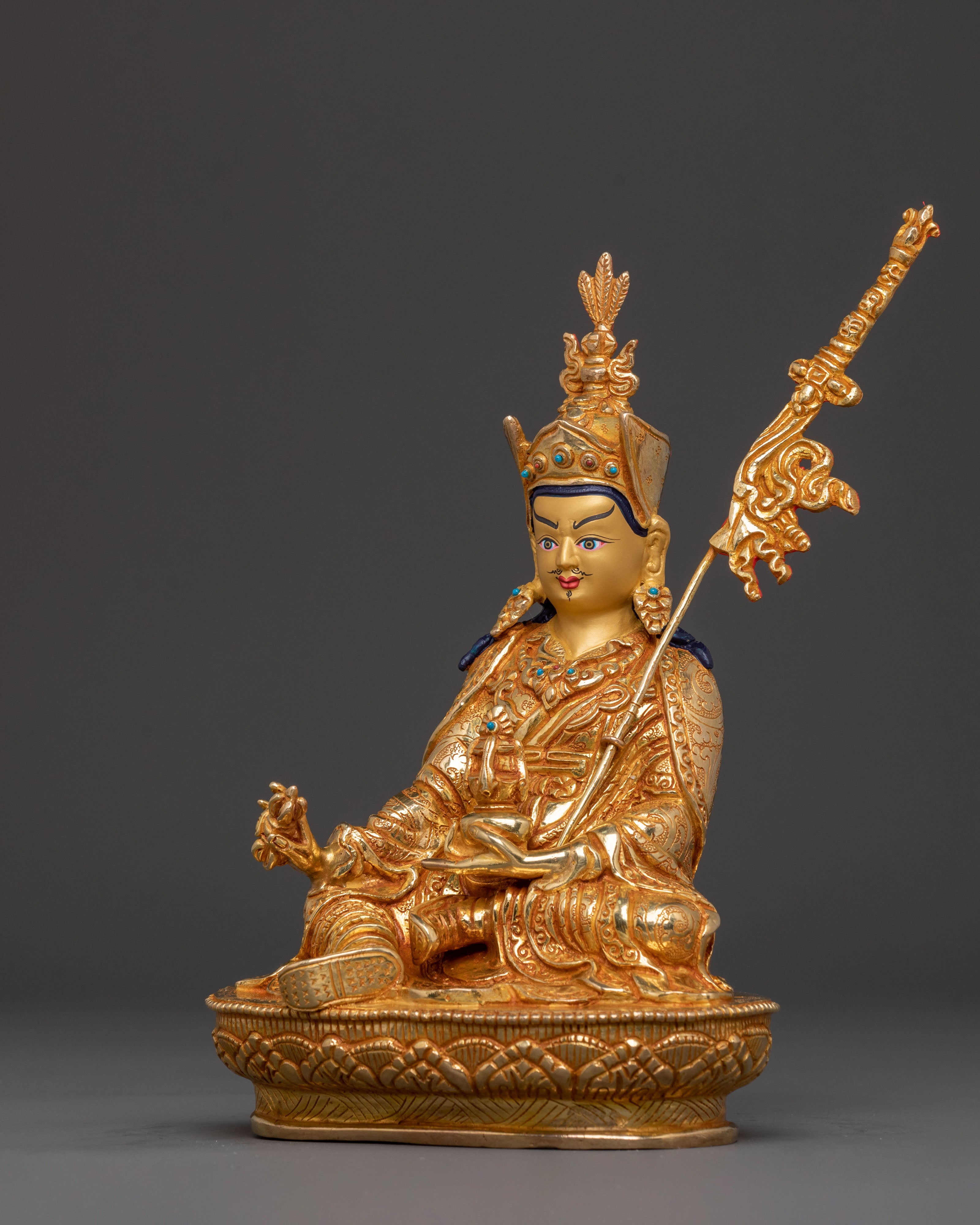 Guru Rinpoche: 24K Gold Gilded Serenity
