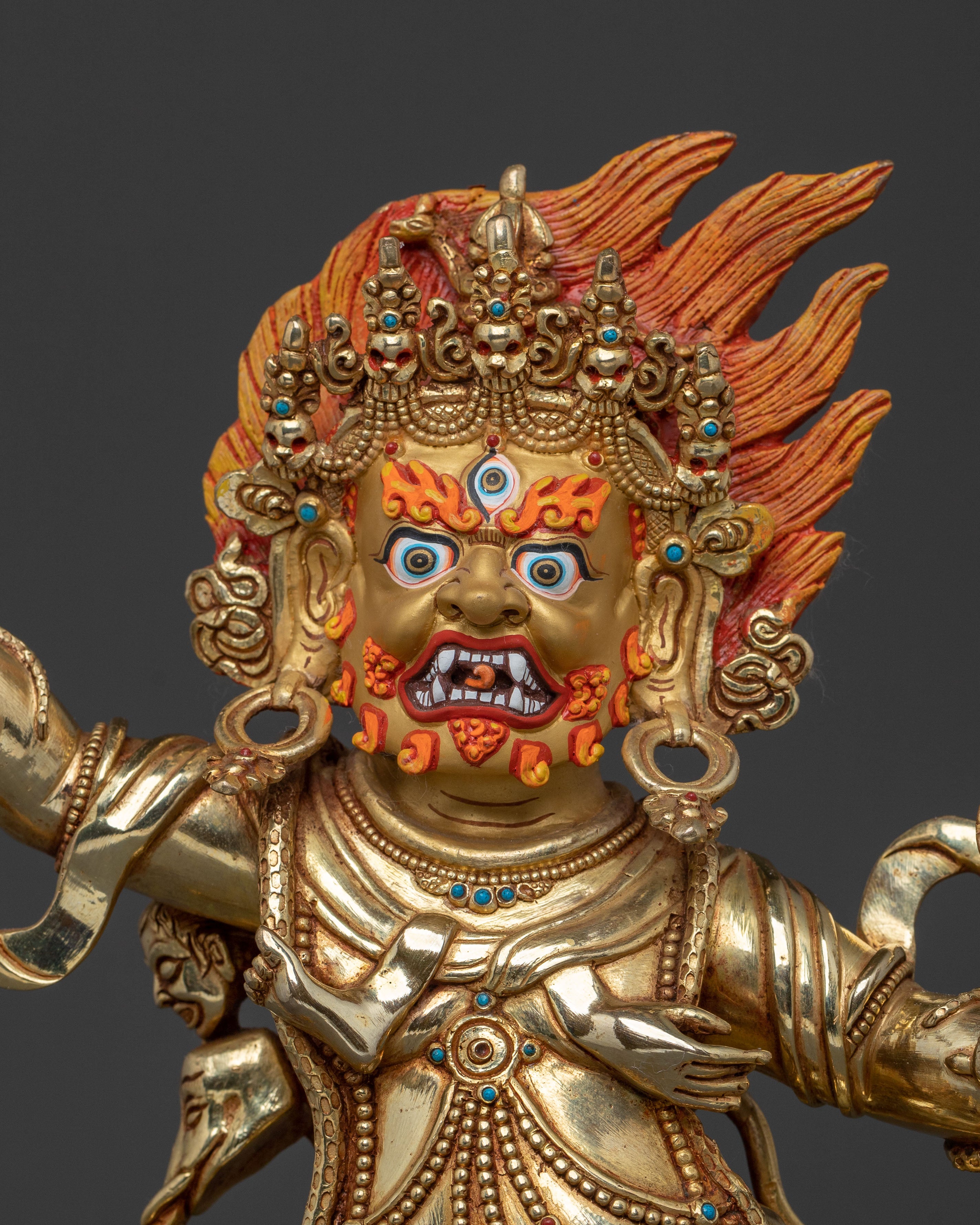 Guru Dragpo Fierce Statue | Made in Nepal