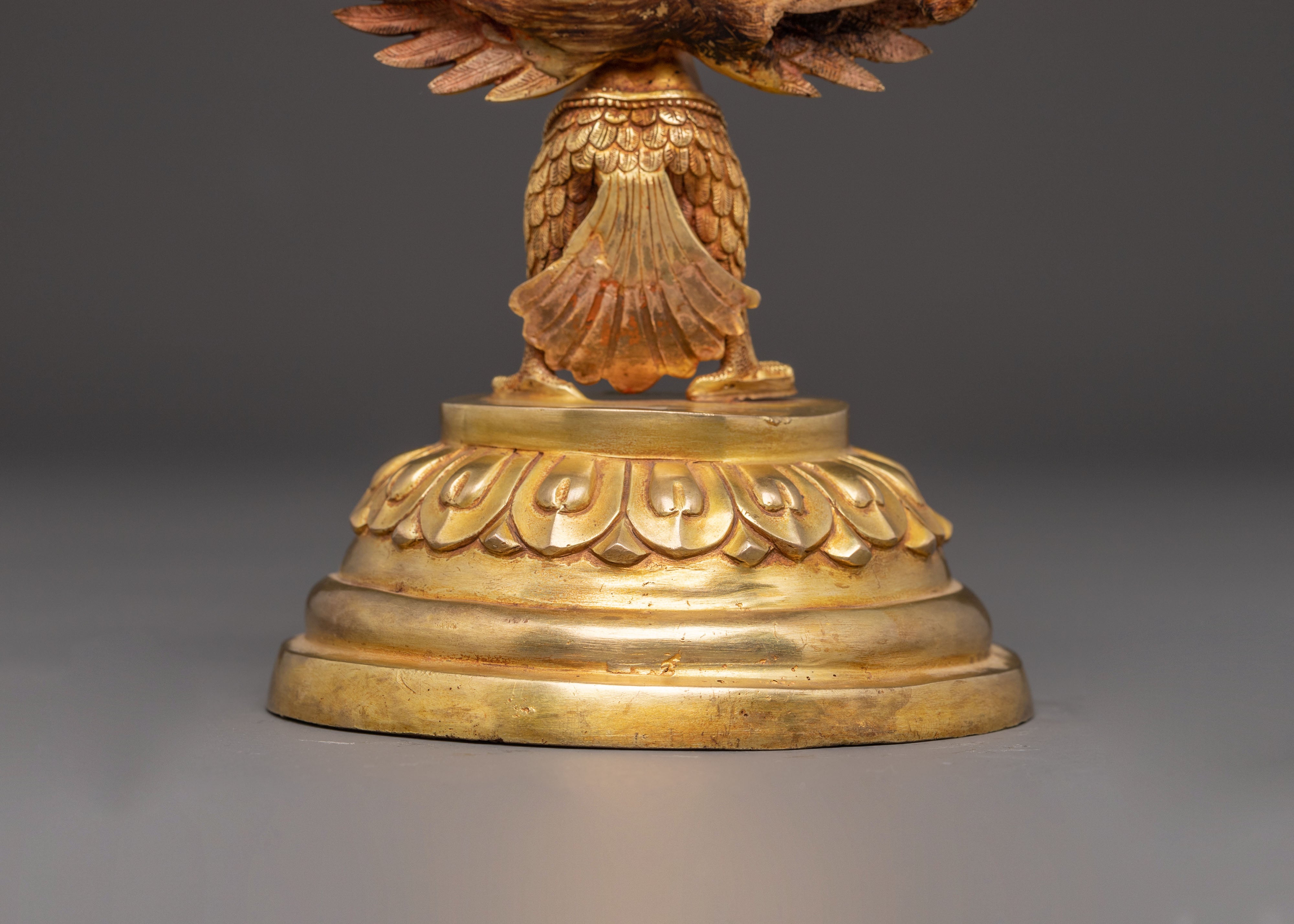Handcrafted Garuda Statue: Protector Deity of Vajrayana