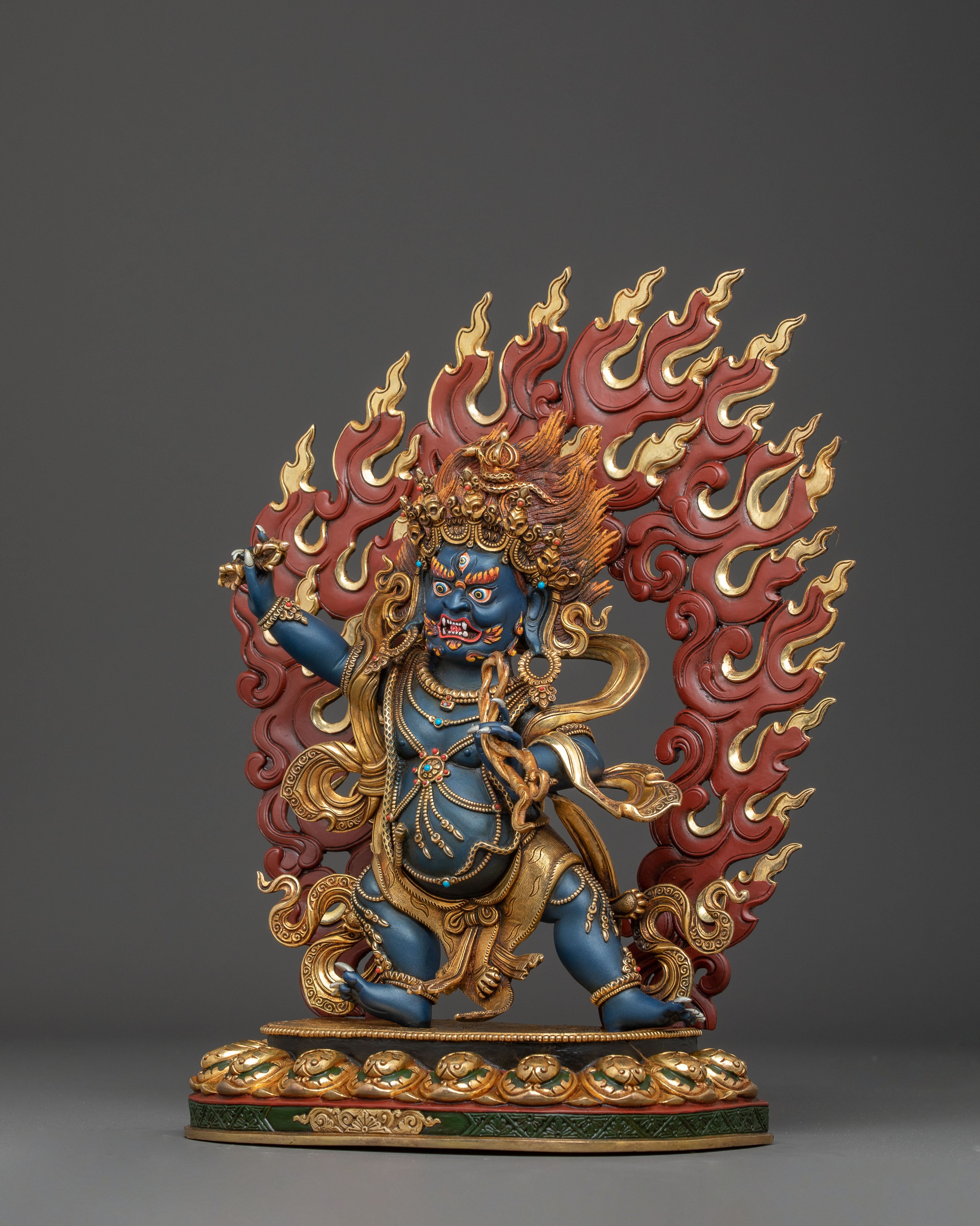 Handmade Vajrapani Statue: The Protector of Dharma