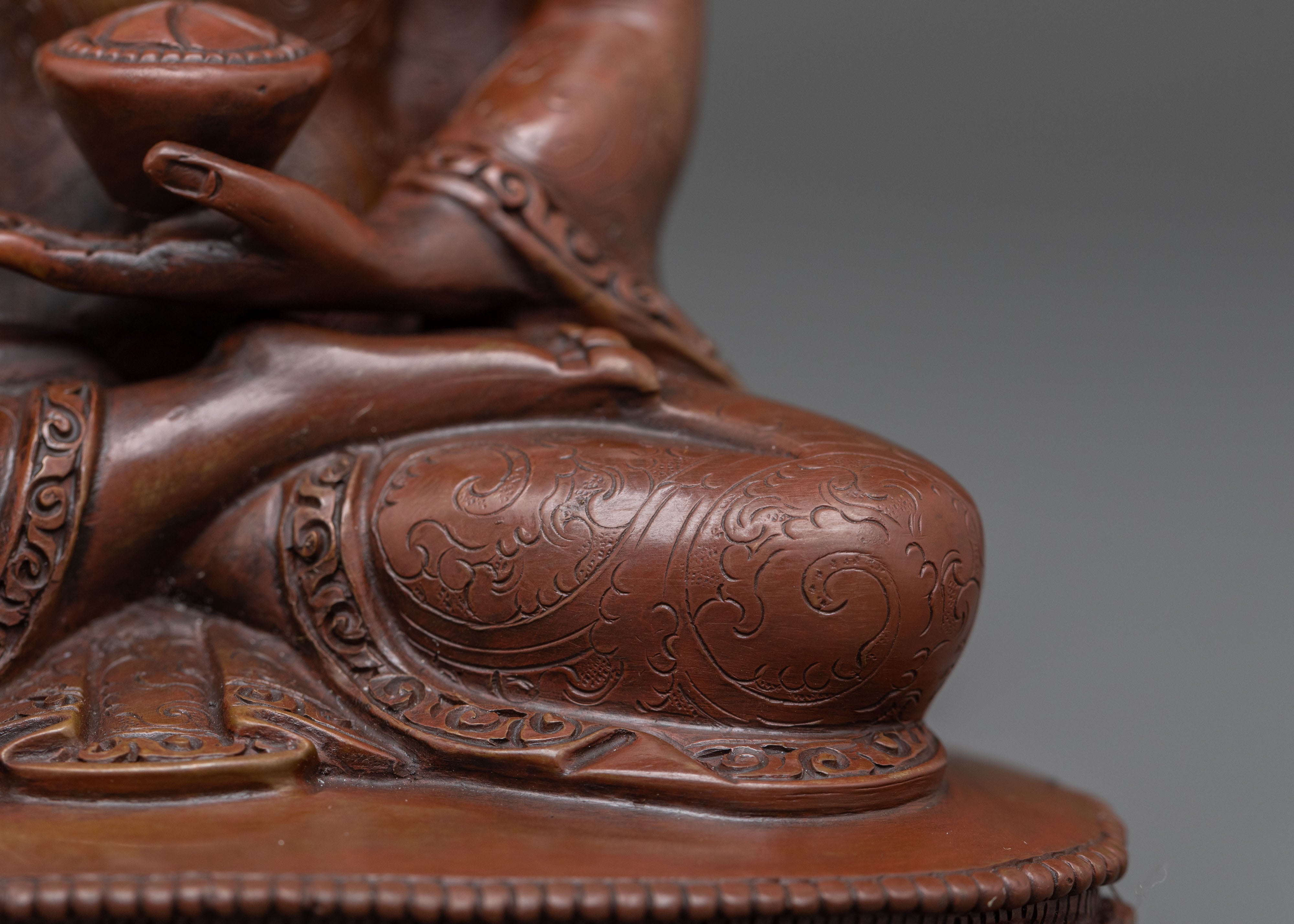 Shakyamuni Buddha Statue | Oxidized Copper Serenity