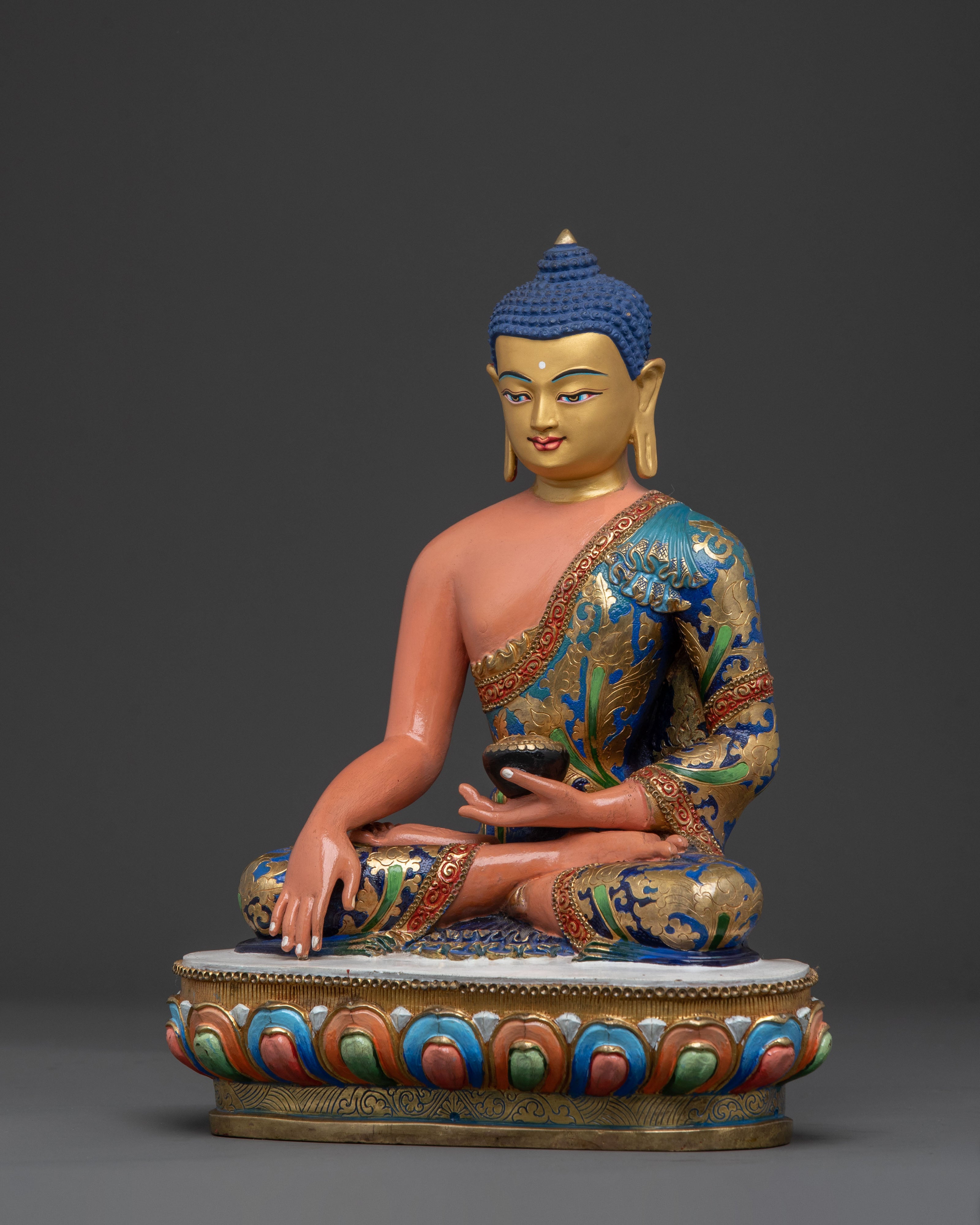 Copper Statue of Historical Buddha Shakyamuni