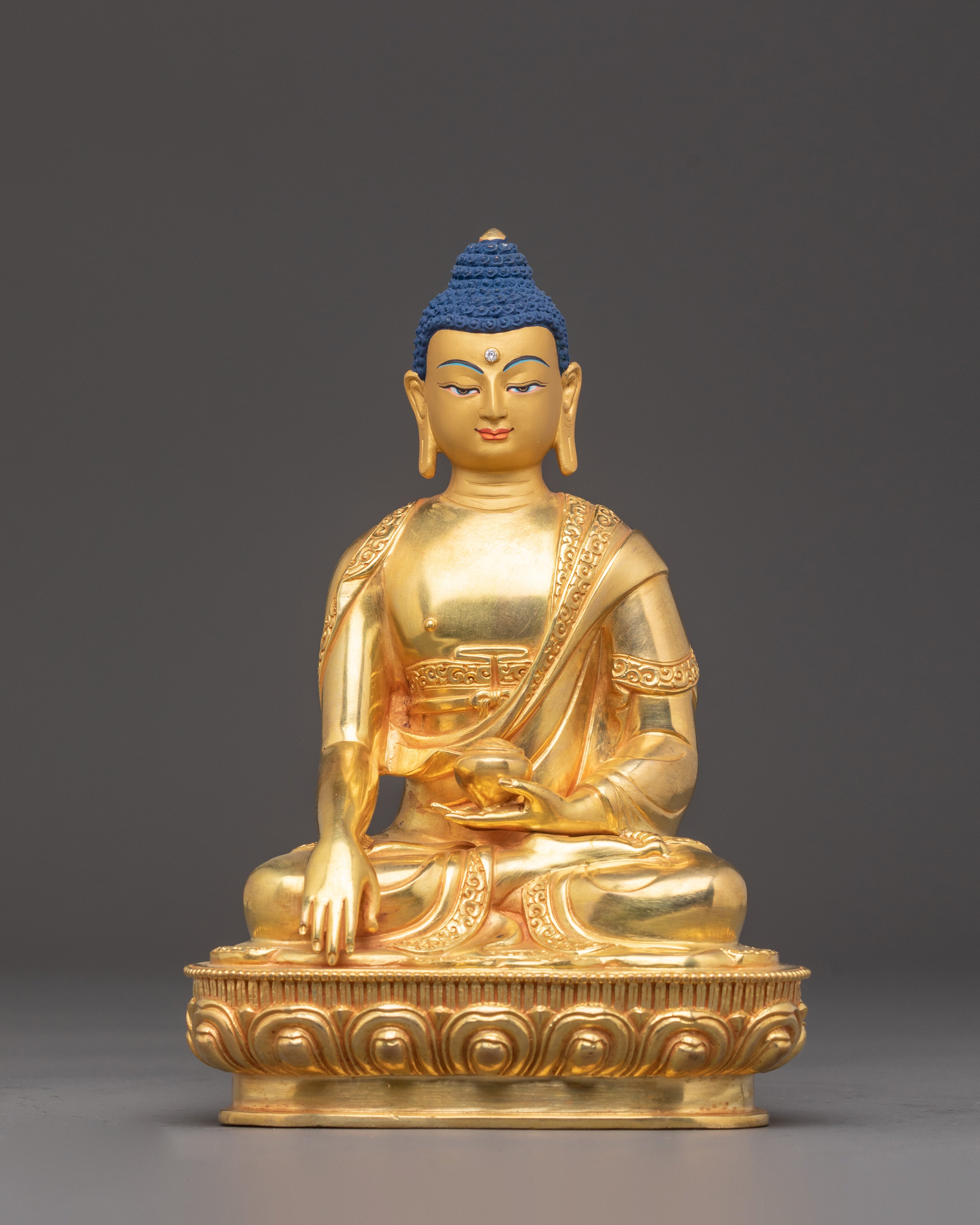 Shakyamuni Buddha Golden Handmade Statue