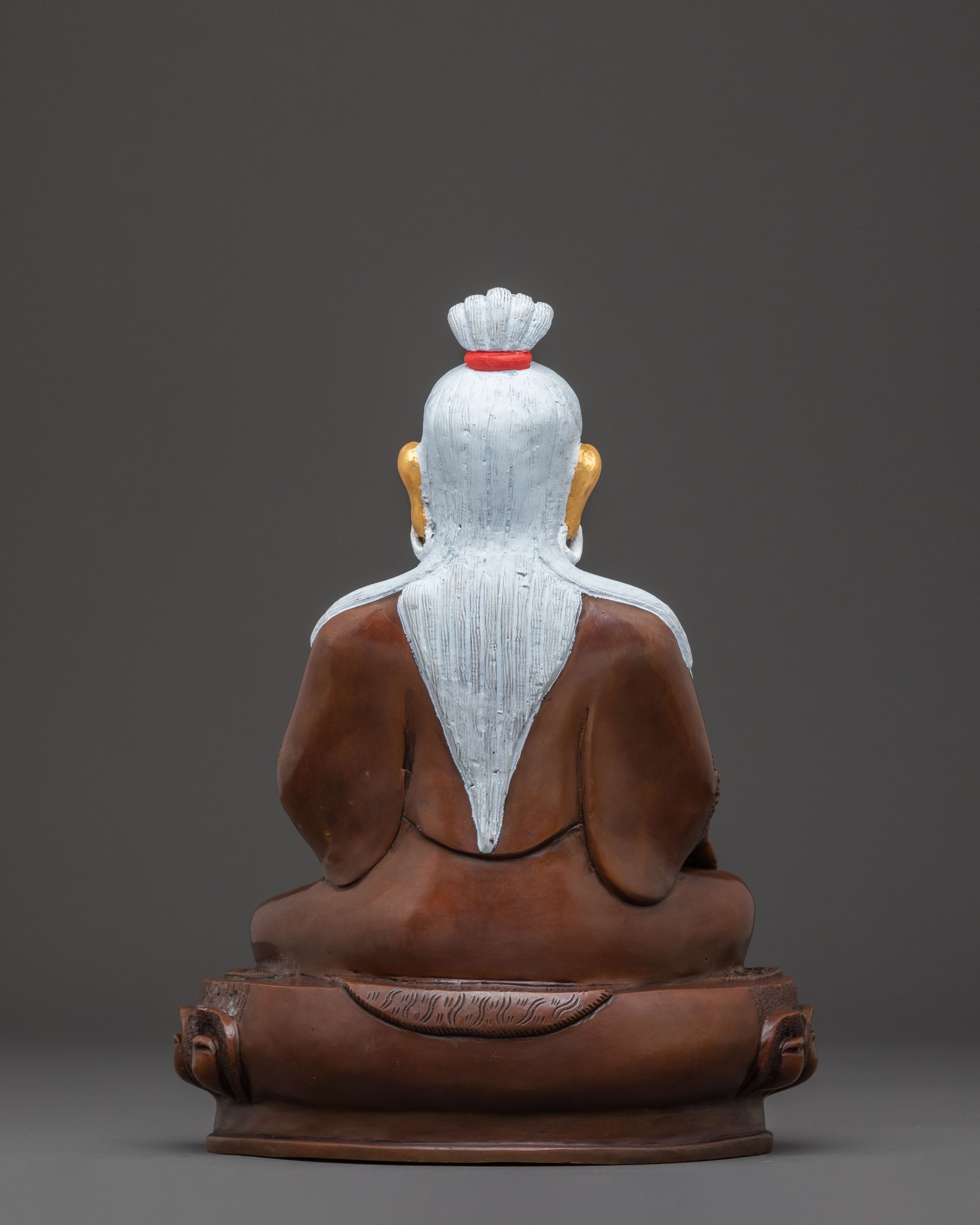 Thangtong Gyalpo Statue: Oxidized Copper Body