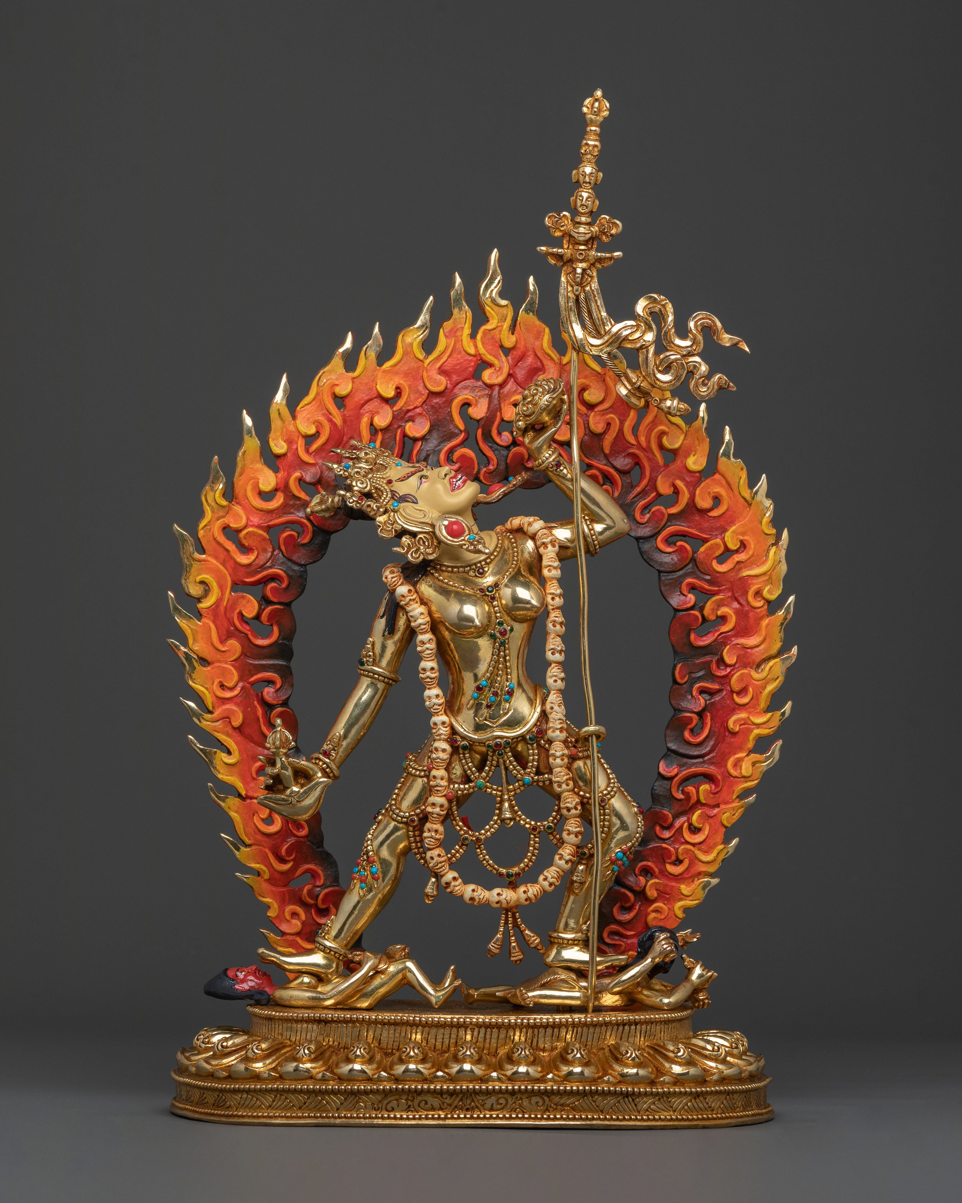 Vajrayogini 24K Gold Gilded Statue