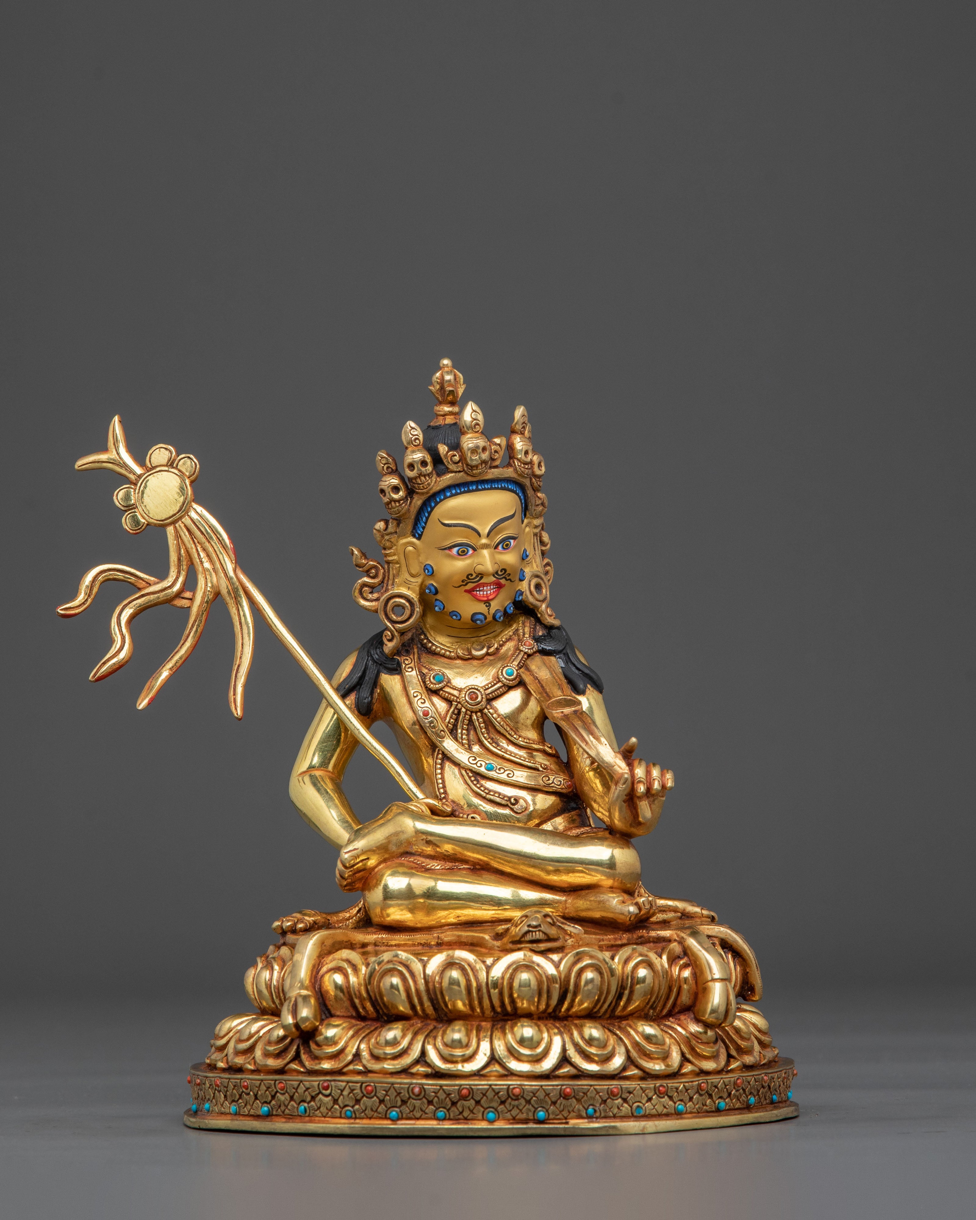 8 Manifestation of Guru Rinpoche Set with 24k Gold Glided